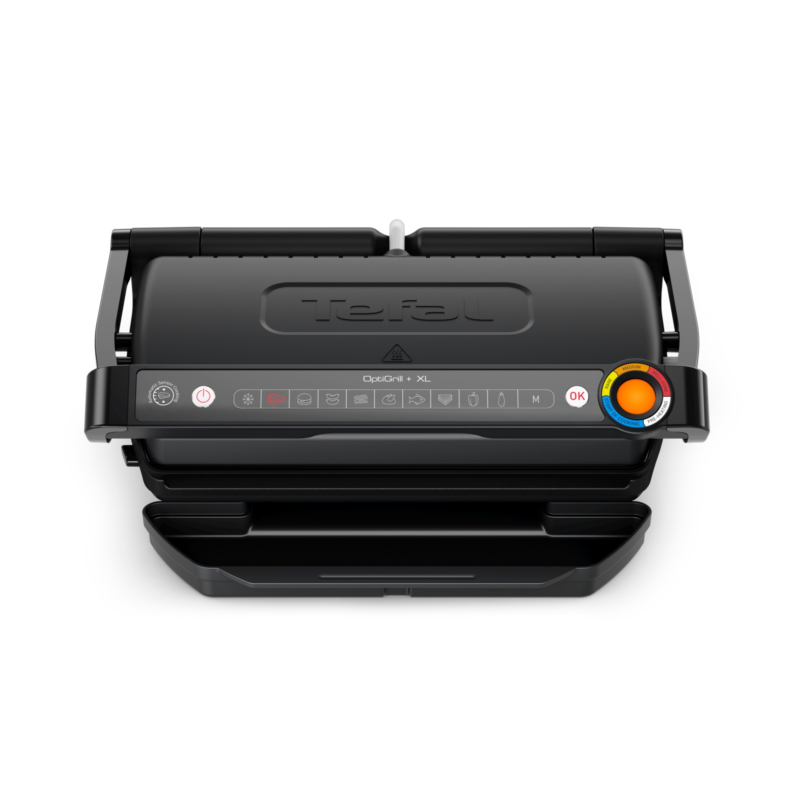 Tefal Kontaktgrill »OptiGrill+ XL, erneuerte Kochstufenanzeige, 9 automatische Programme«, 2000 W, ein manuelles Programm, spülmaschinengeeignete Platten, GC7278