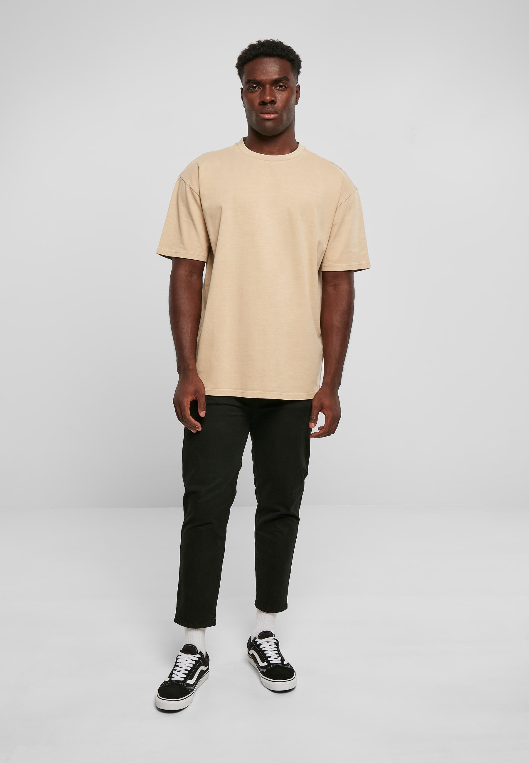 URBAN CLASSICS Kurzarmshirt »Urban Classics Herren Heavy Oversized Garment Dye Tee«