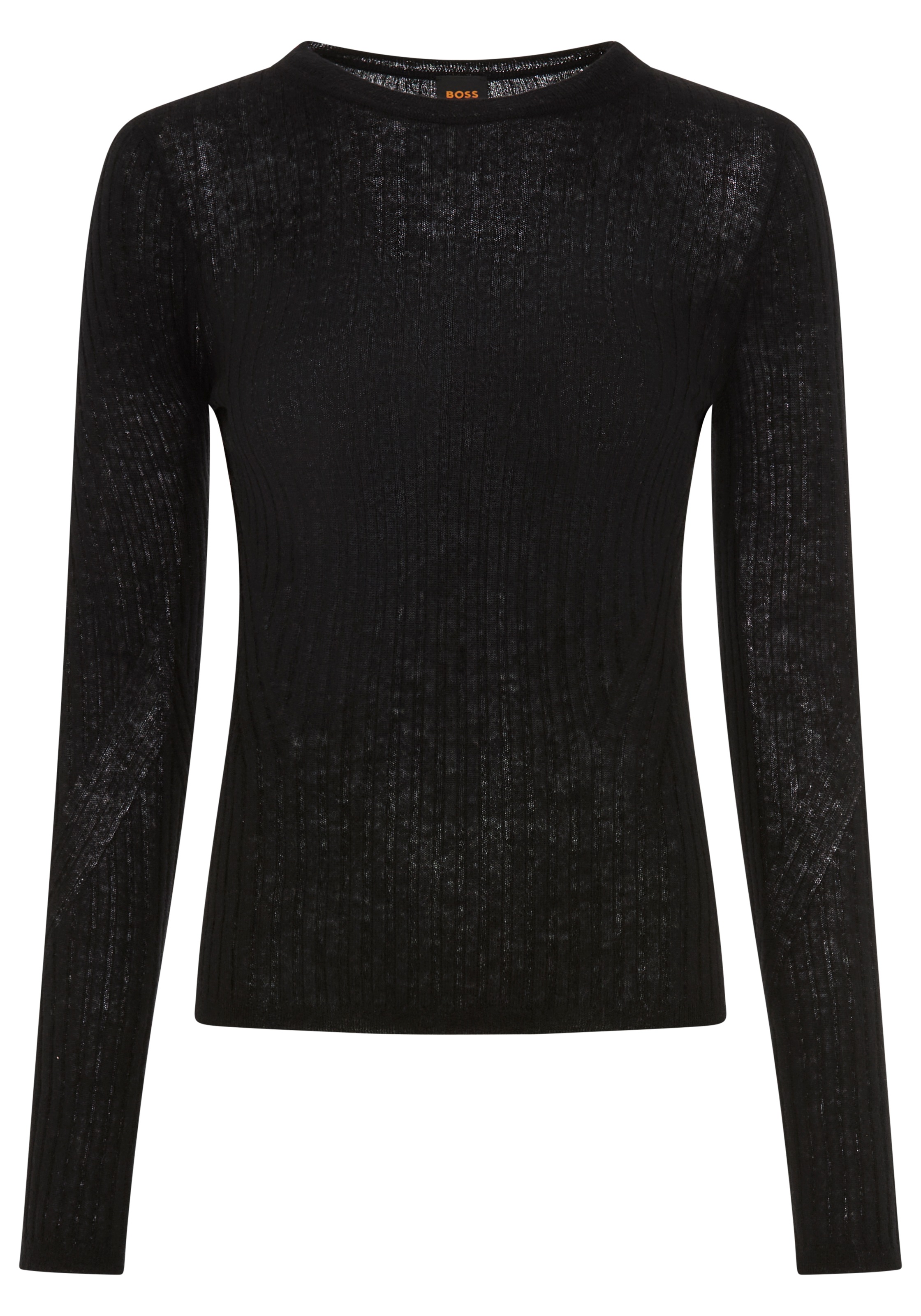 BOSS ORANGE Rundhalspullover "Fennoni Premium Damenmode" Schurwoll-Mix, sli günstig online kaufen