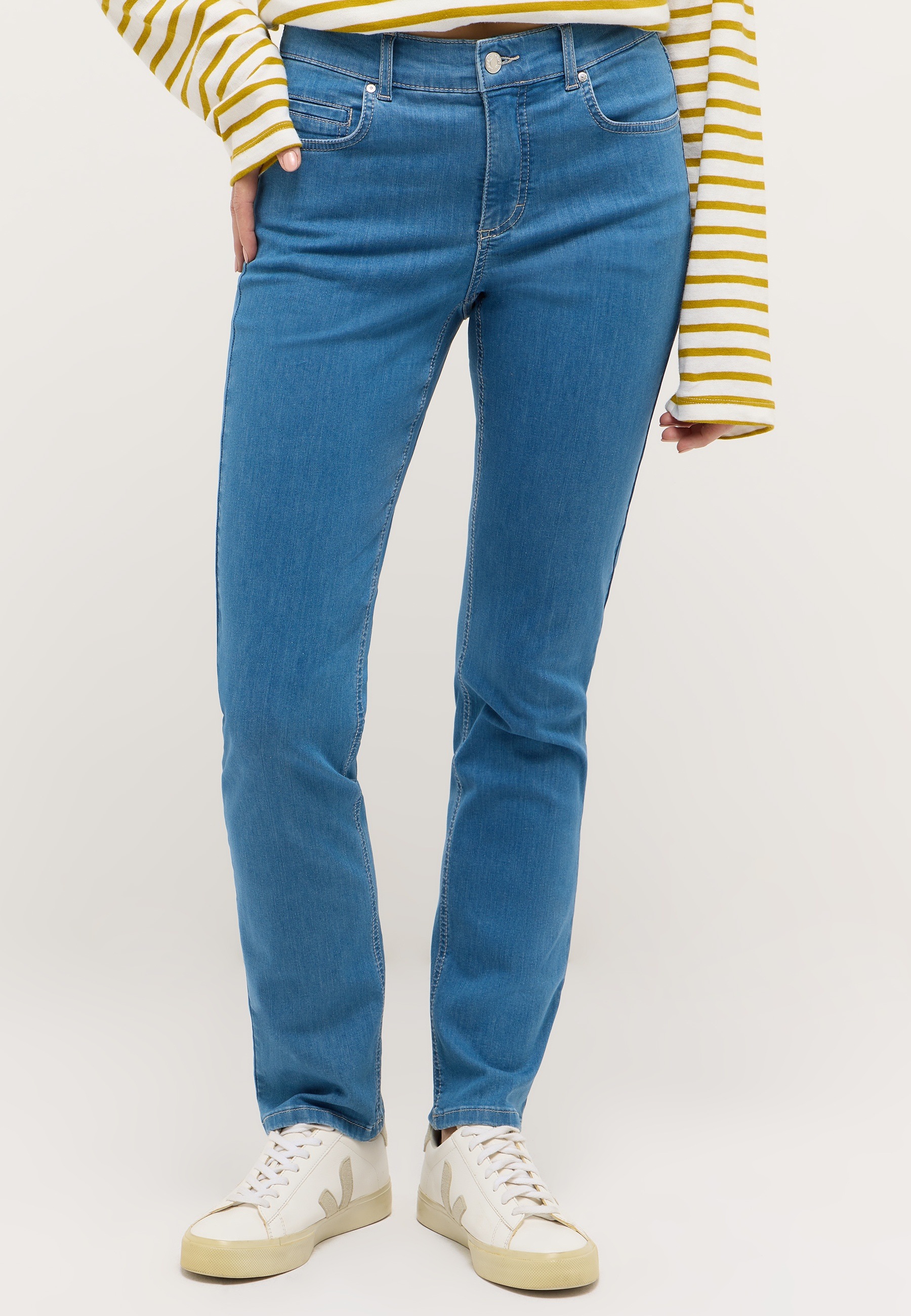ANGELS Straight-Jeans "CICI" in Slim Fit-Passform günstig online kaufen