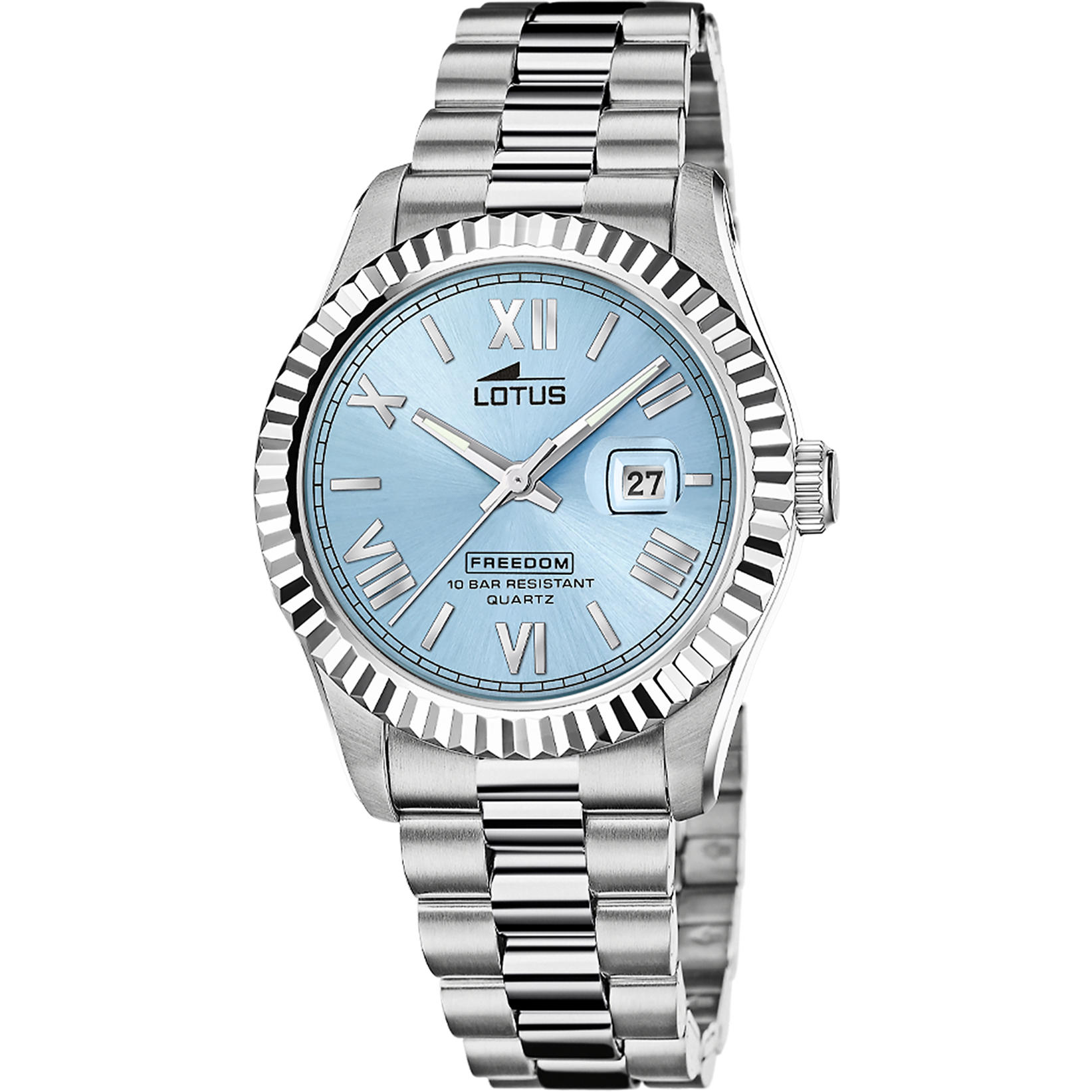 Lotus Quarzuhr »Freedom Collection« Armbanduhr, Herrenuhr, Edelstahlarmband, analog, Tag