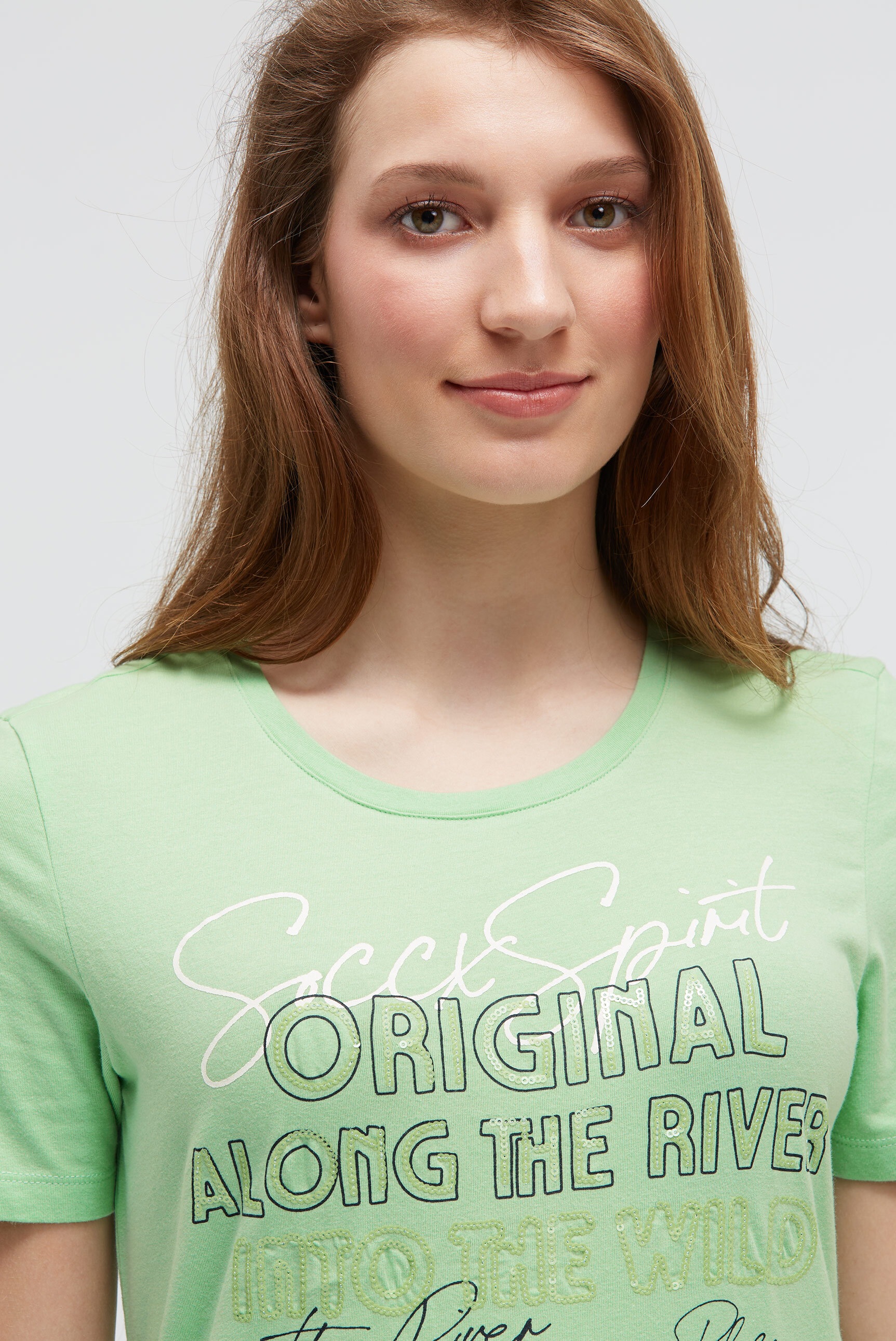 SOCCX Rundhalsshirt mit Baumwolle