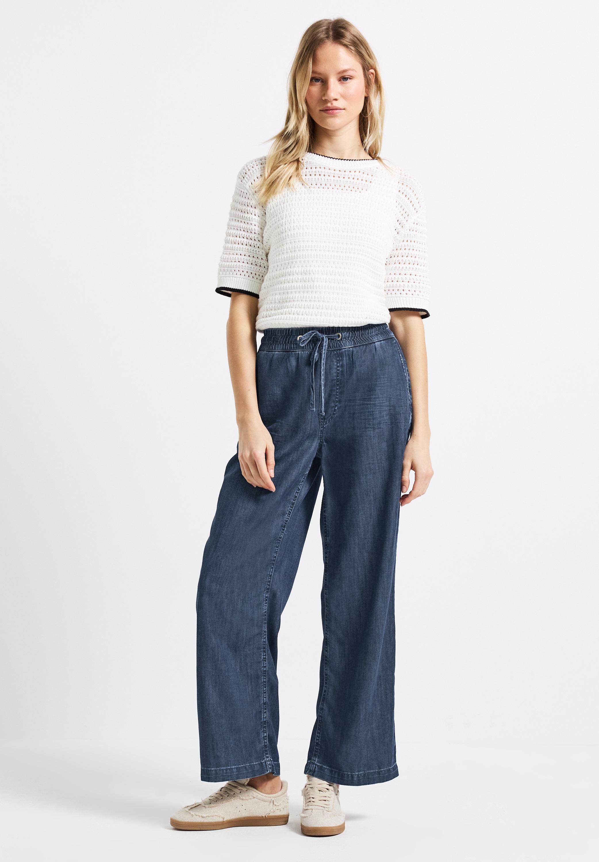 STREET ONE Loose-fit-Jeans, High Waist