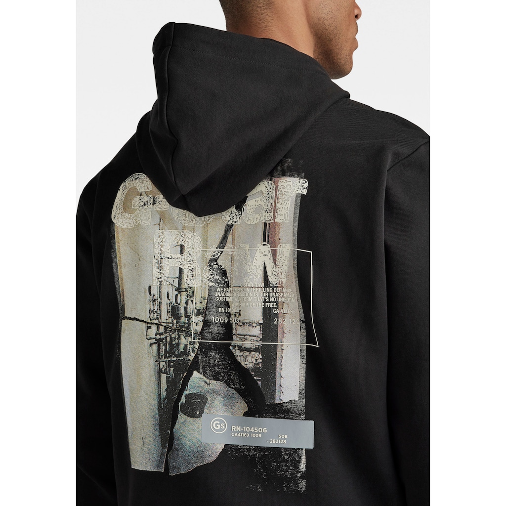 G-Star RAW Hoodie »Back print hdd sw«