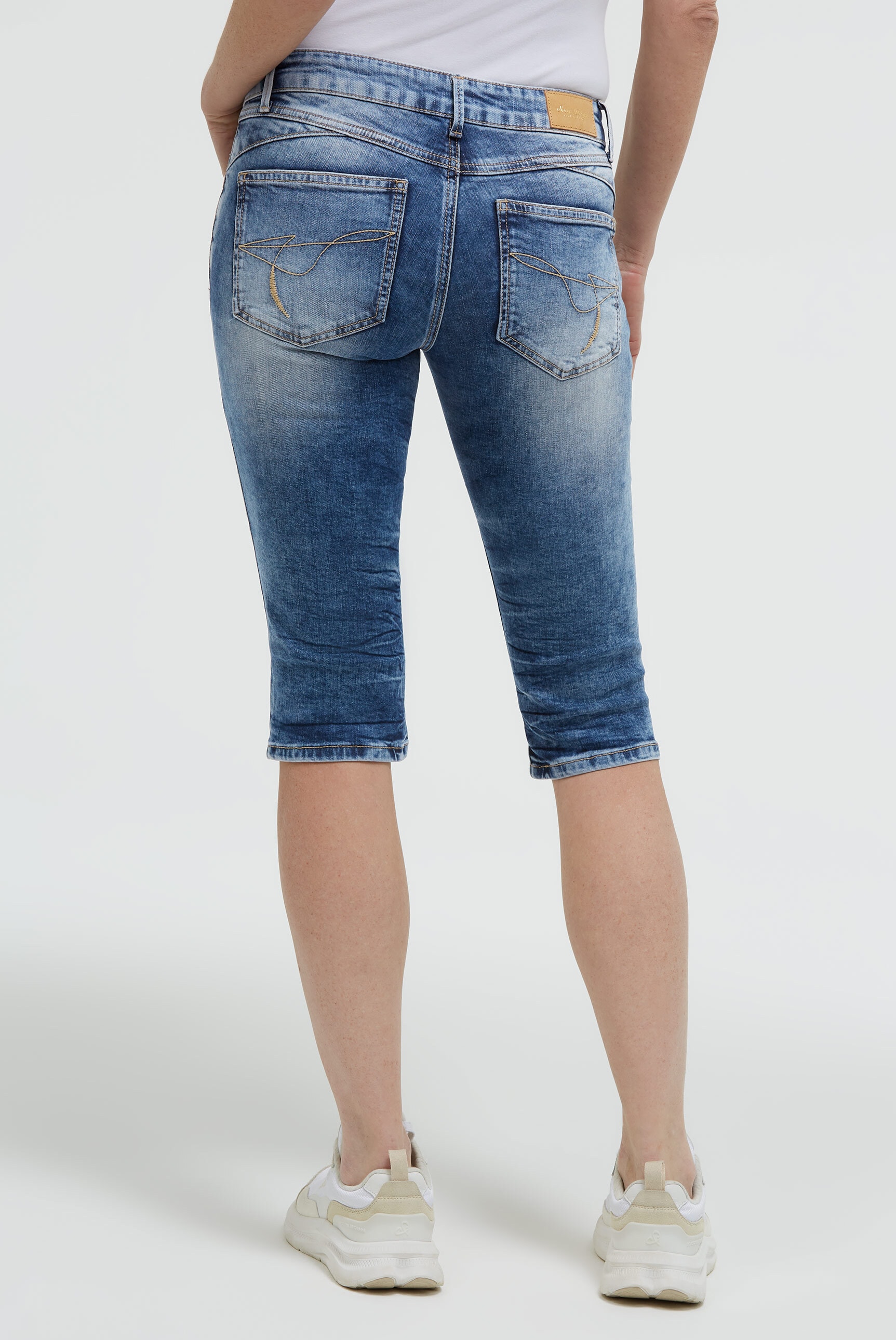 SOCCX Slim-fit-Jeans mit Destroy-Effekten