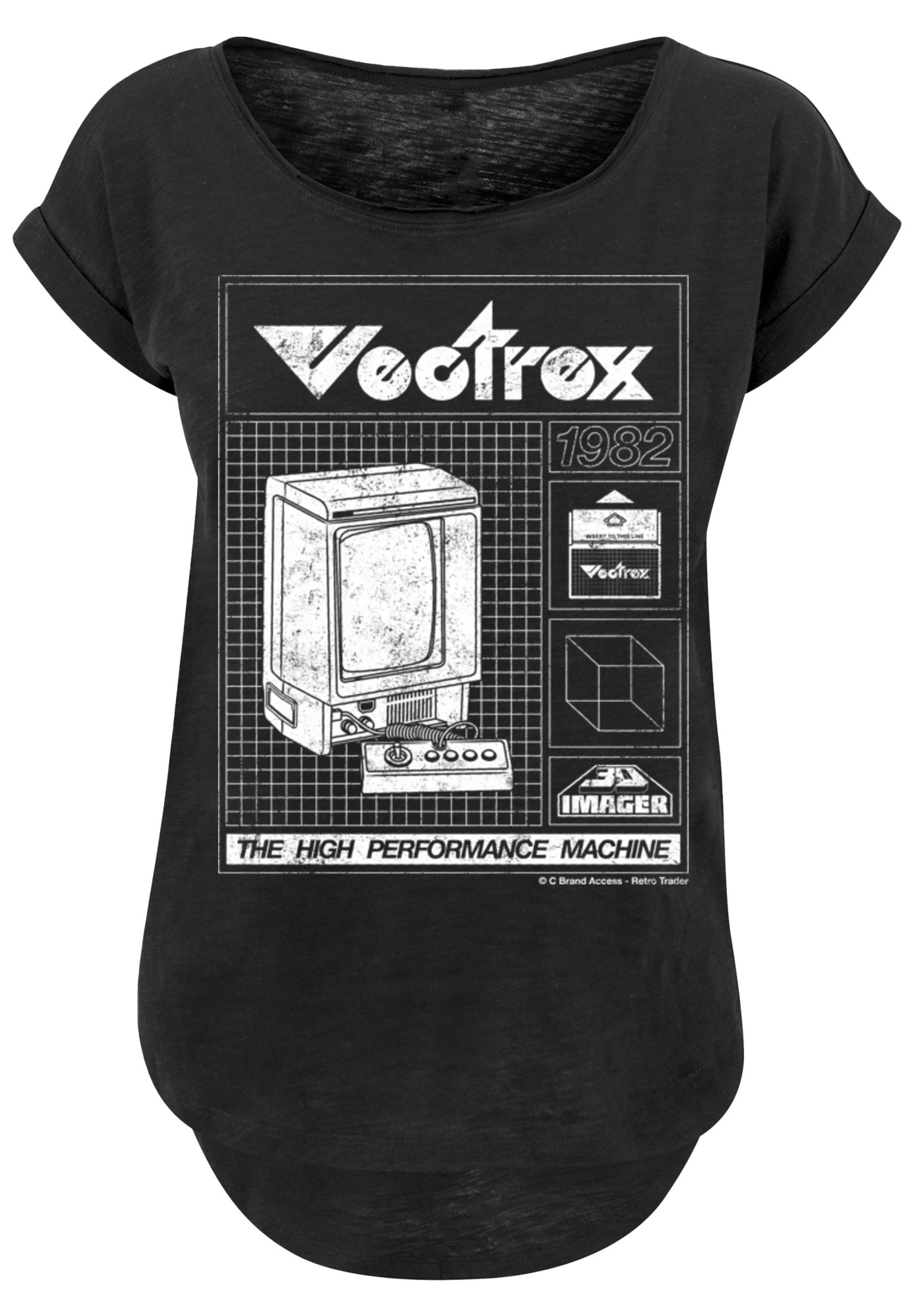 F4NT4STIC T-Shirt »Retro Gaming Vectrex 1982«, Print