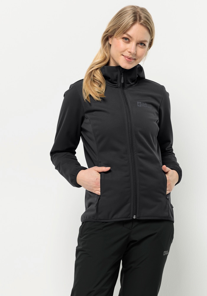 Jack Wolfskin Softshelljacke "WINDHAIN HOODY W", mit Kapuze