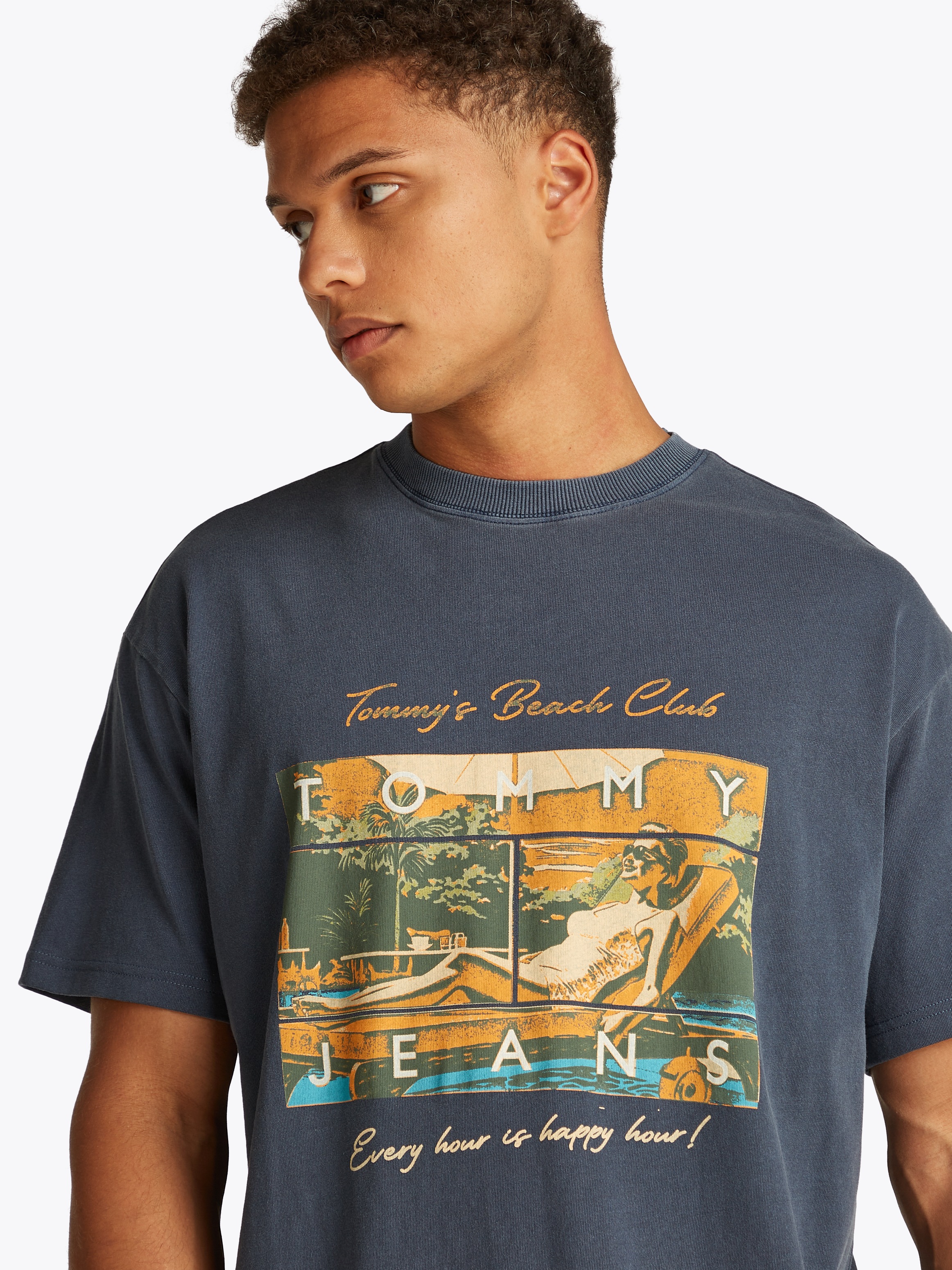 Tommy Jeans T-Shirt "TJM RLX BEACH CLUB GRAPHIC TEE" günstig online kaufen