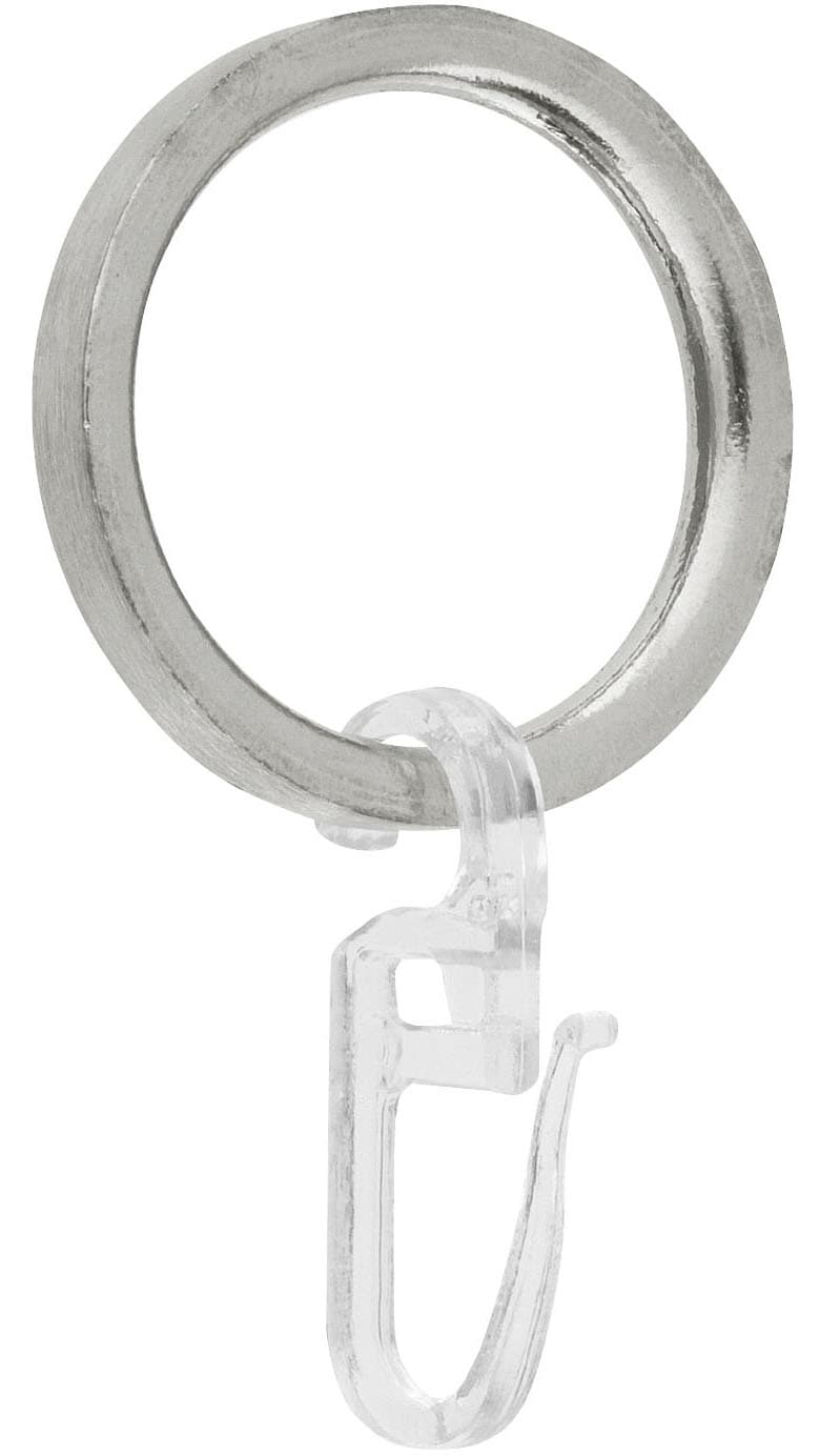 GARESA Gardinenring »Ring mit Haken«, (10 St.), für Durchmesser bis 20mm, einfache Montage