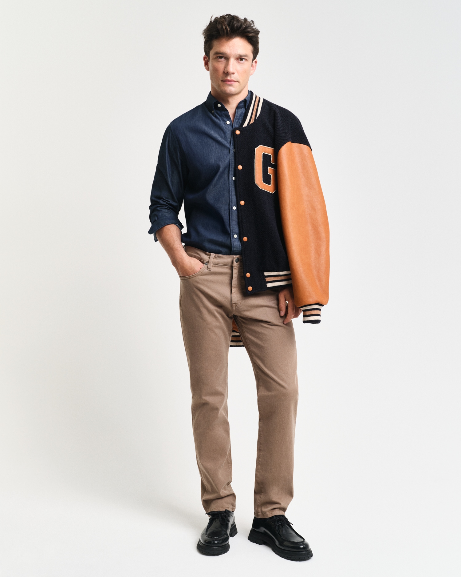 Gant Langarmhemd »Regular Fit Denimhemd Jeanshemd pflegeleicht«