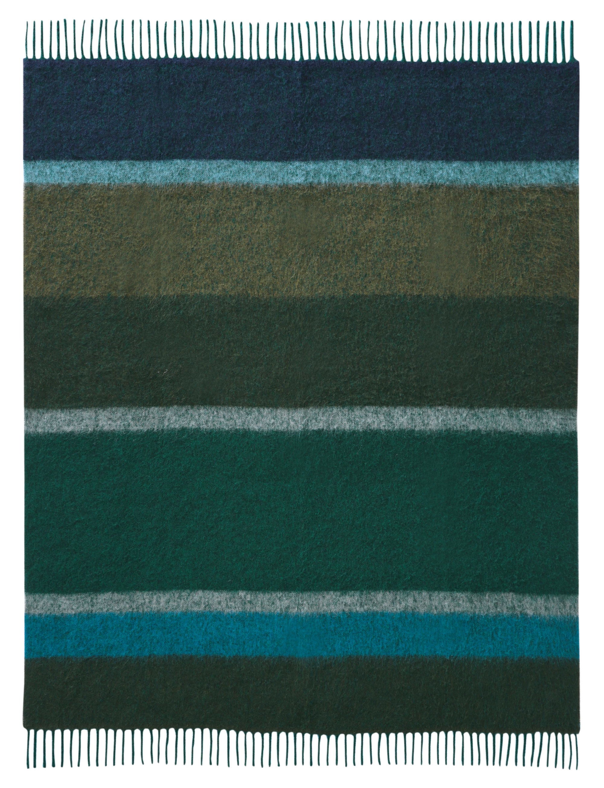 Biederlack Plaid "Flausch Look mit hochwertigen Fransen" Flausch-Optik günstig online kaufen