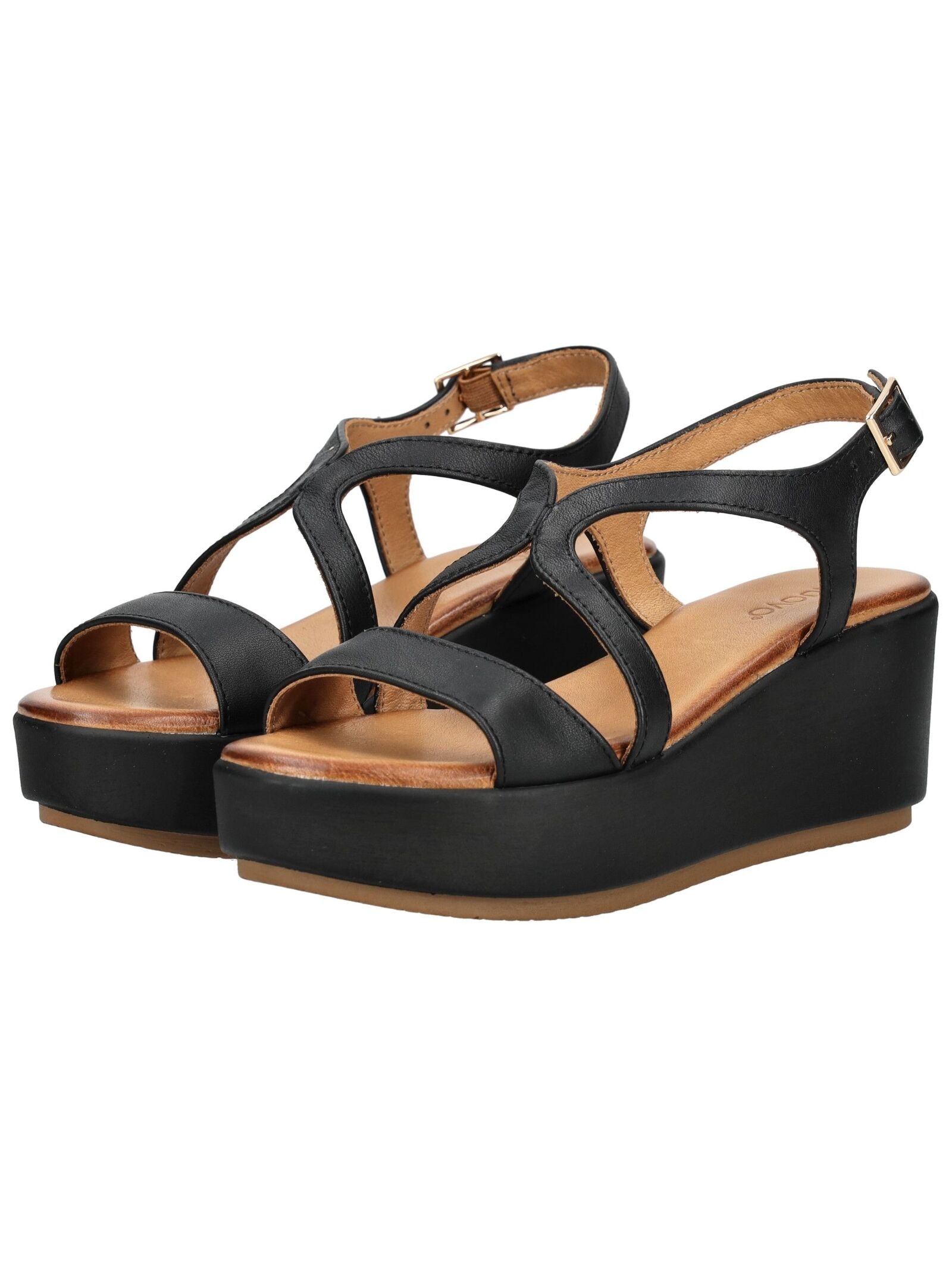 INUOVO Keilsandalette »INUOVO Sandalen Leder«