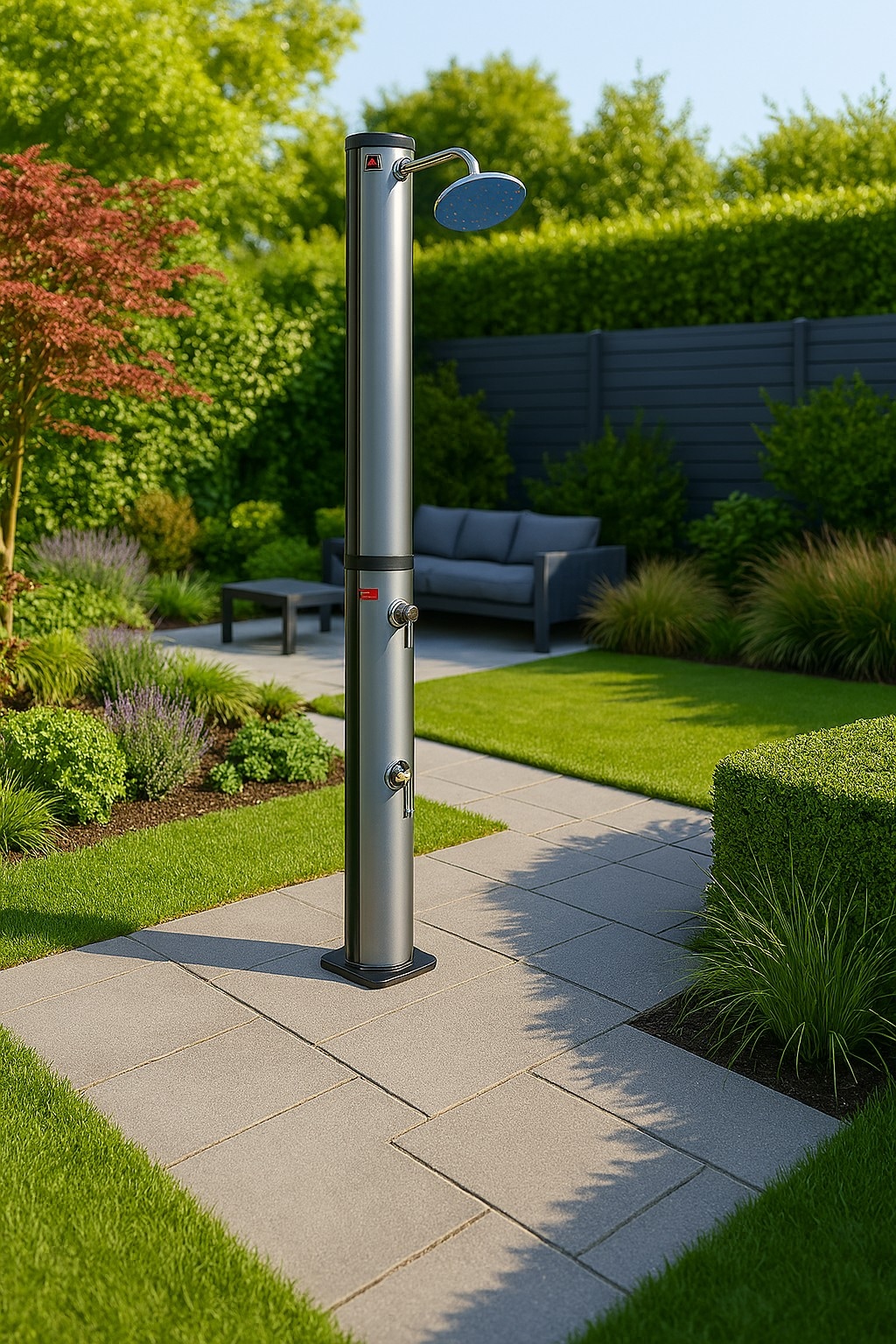 my POOL BWT Solardusche »Alustyle Exklusiv« 215 cm Höhe, 40 l Tank