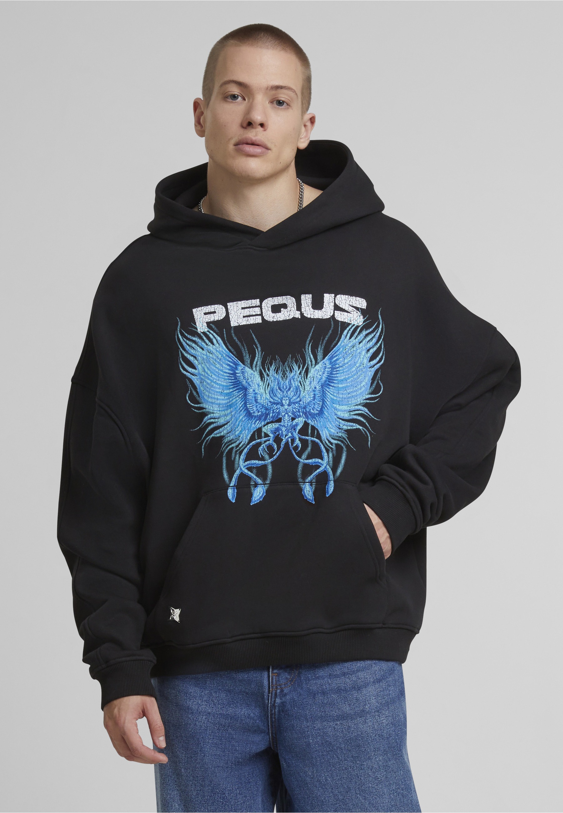 Thumbnail - PEQUS Kapuzenpullover "PEQUS PEQUS Blue Angel Graphic Hoodie" 1 Stk.