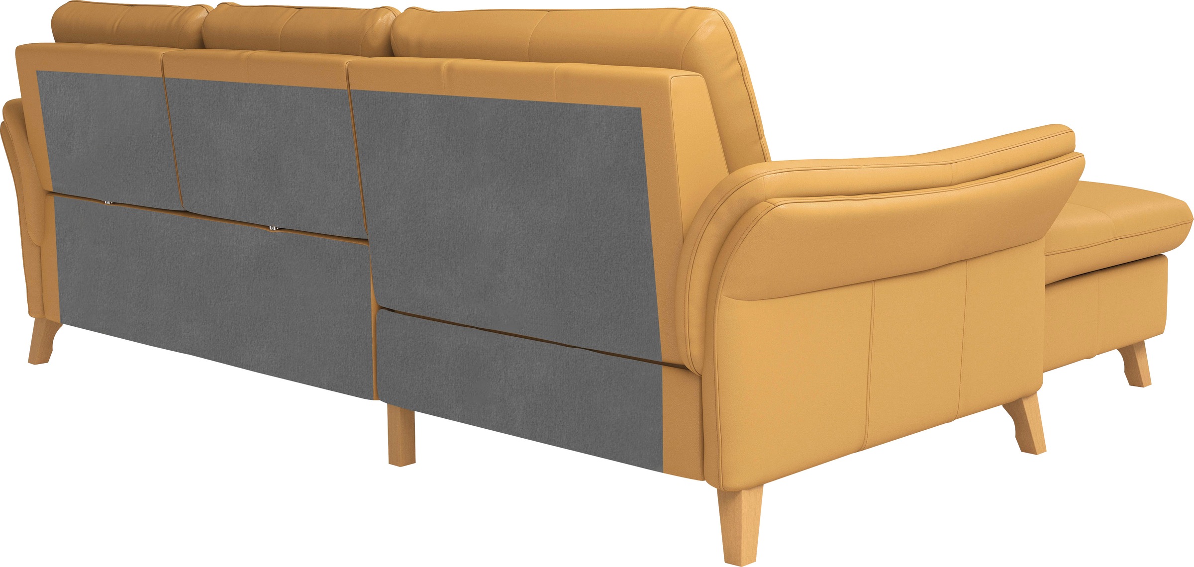 sit&more Ecksofa »Göteborg«, Sitztiefenverstellung und Federkern, wahlweise mit Bettfunktion
