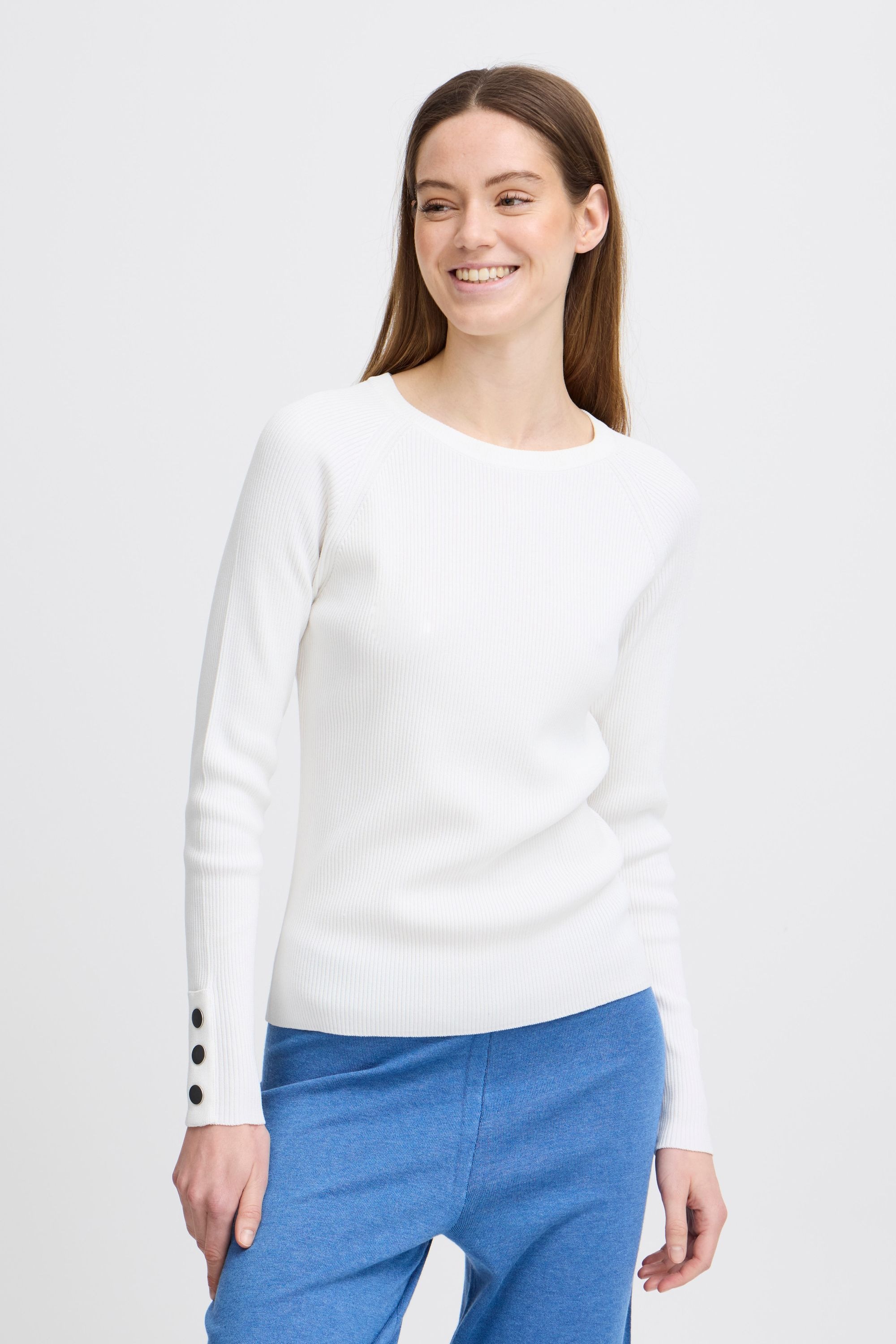 b.young Strickfleece-Pullover »Strickpullover BYMMMORLA SLIM RAGLAN -«