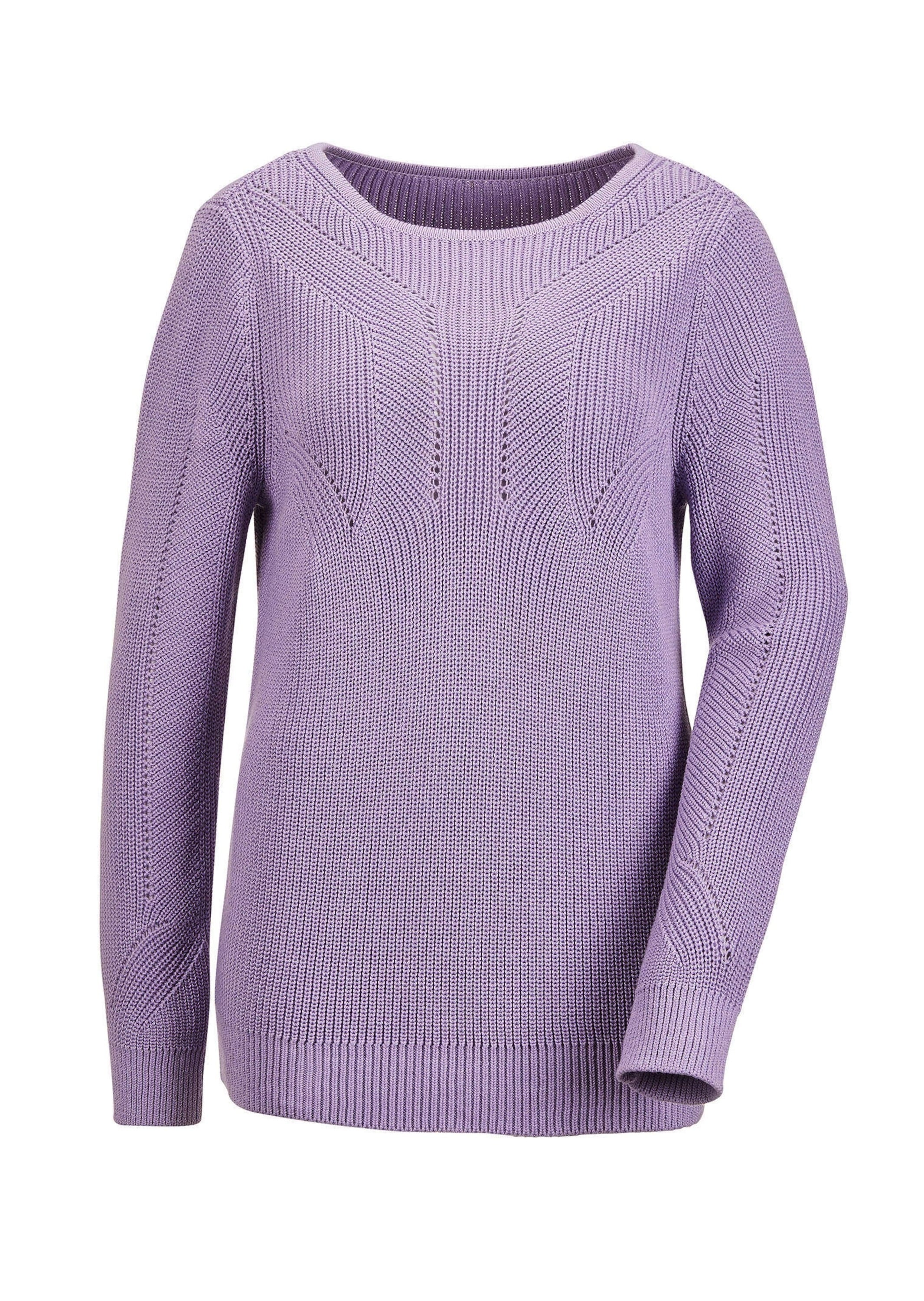 GOLDNER Rundhalspullover "Eleganter Rippenstrick mit U-Boot-Ausschnitt" günstig online kaufen