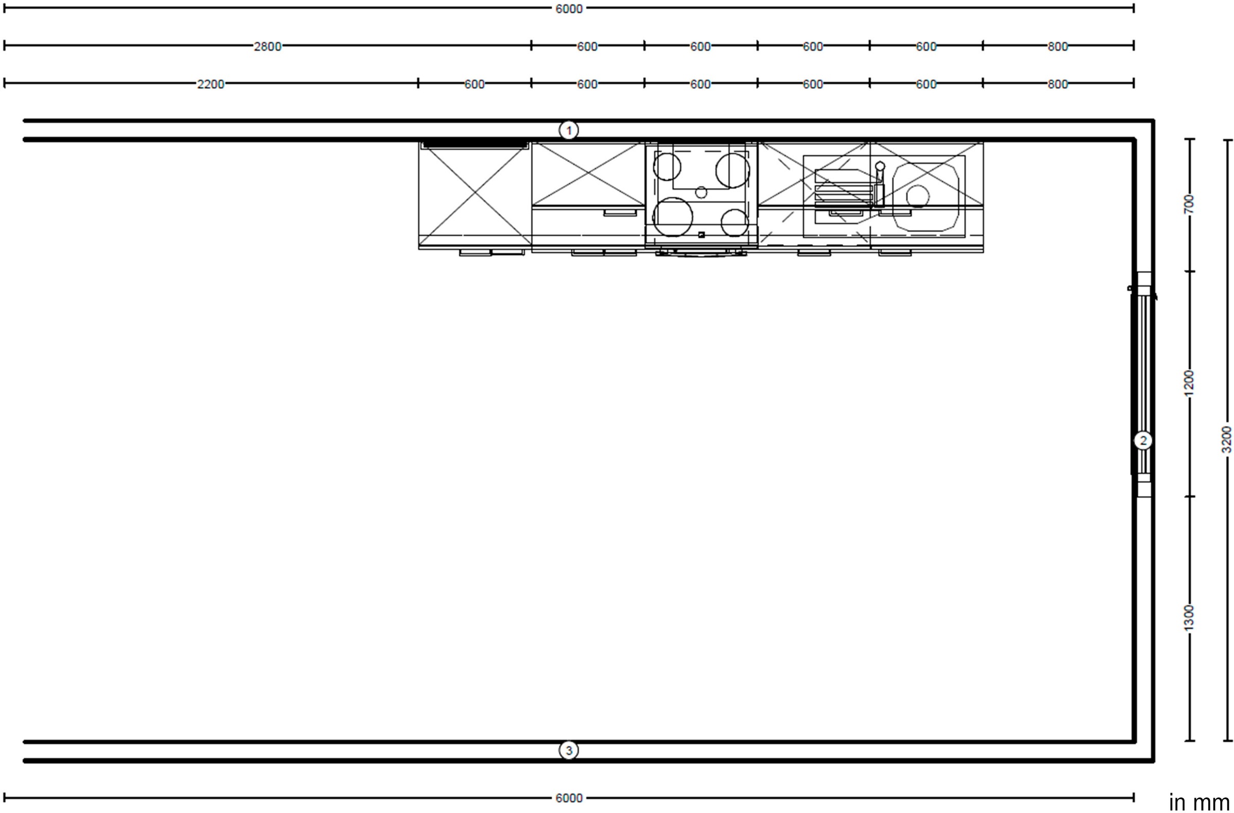 nobilia® Küchenzeile »"Touch I"«, vormontiert, Ausrichtung wählbar, Breite 300 cm, wahlw. mit E-Geräten