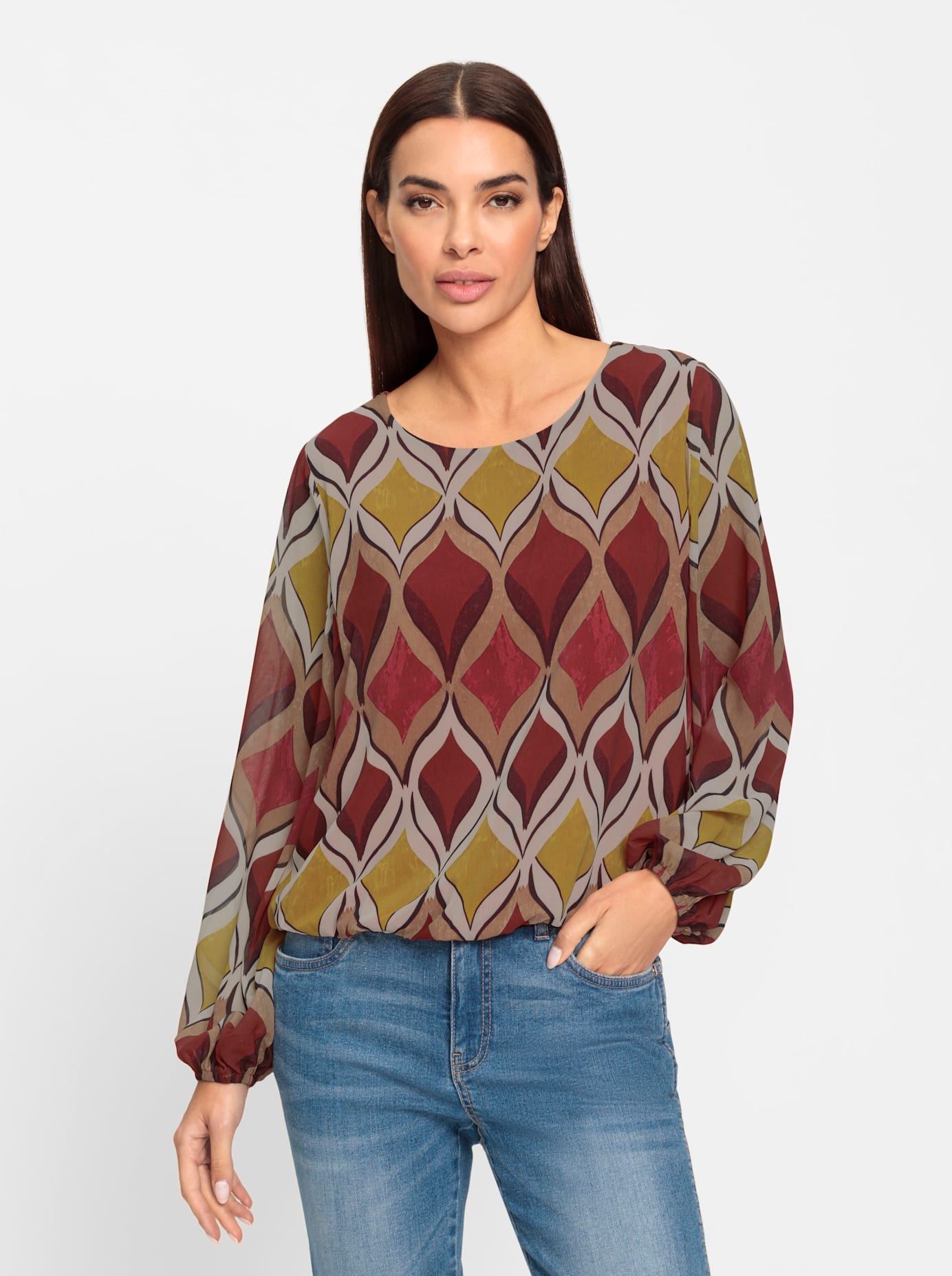 heine Druckbluse