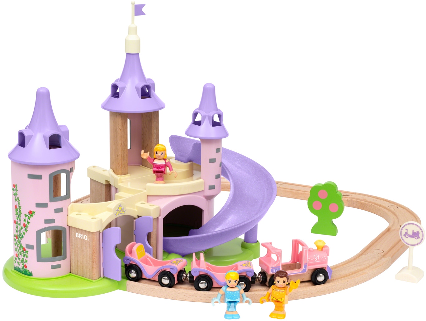 Spielzeug-Eisenbahn »Disney Princess Traumschloss Set«, FSC® - schützt Wald - weltweit