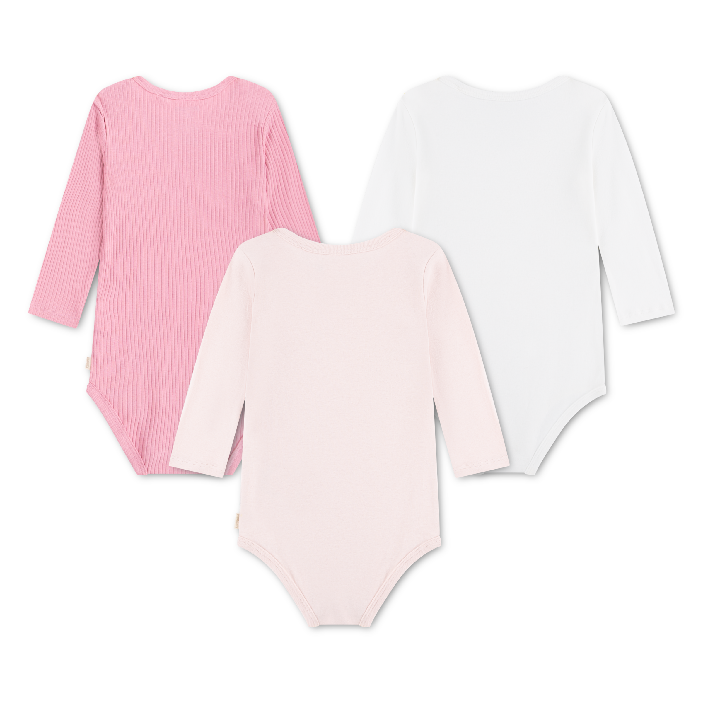HUGGIES babywear Langarmbody »HUGB 3PK BODYSUIT« Packung, 3 Stk. 3er-Pack, in Ripp-Optik