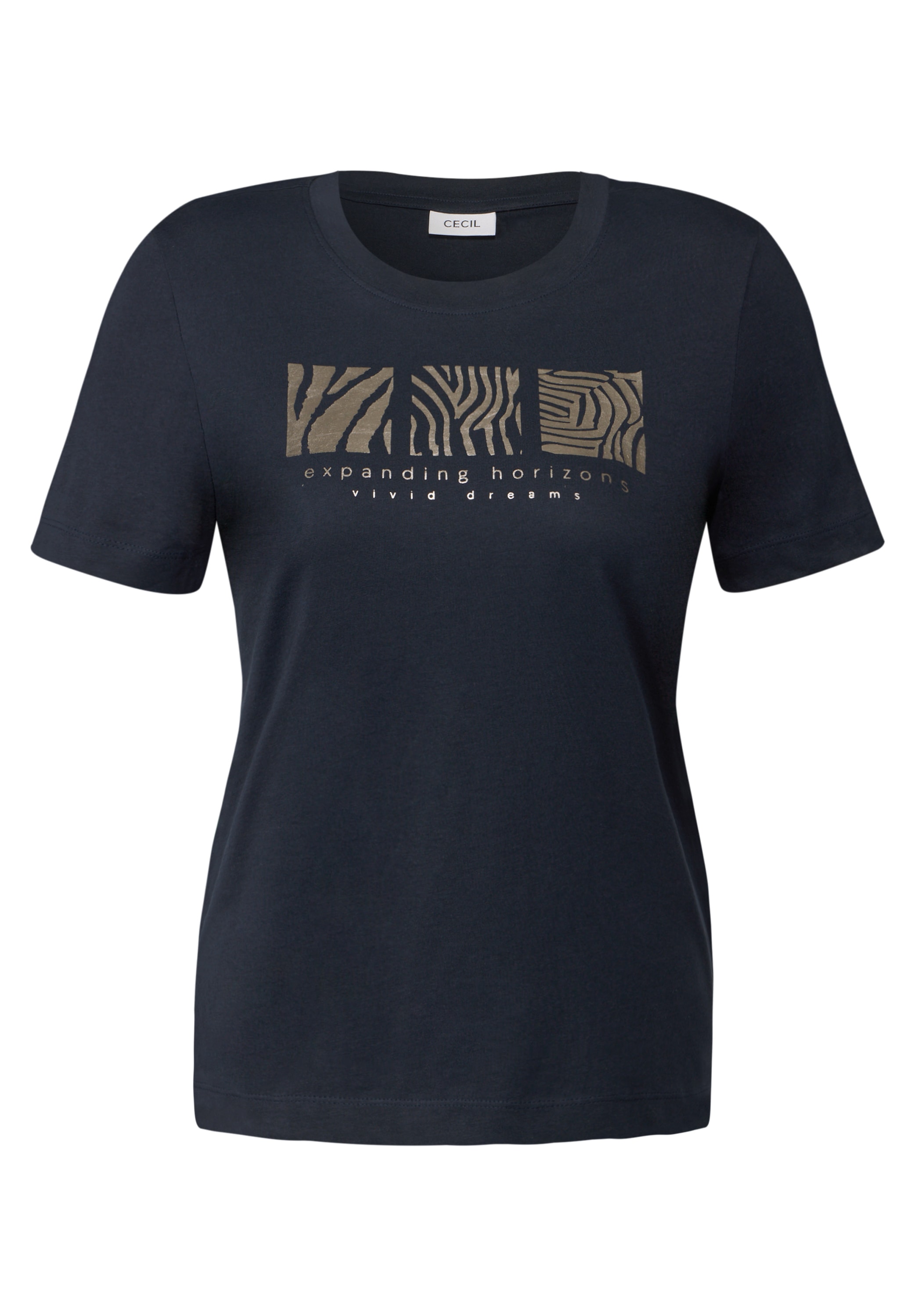 Cecil T-Shirt, aus reiner Baumwolle