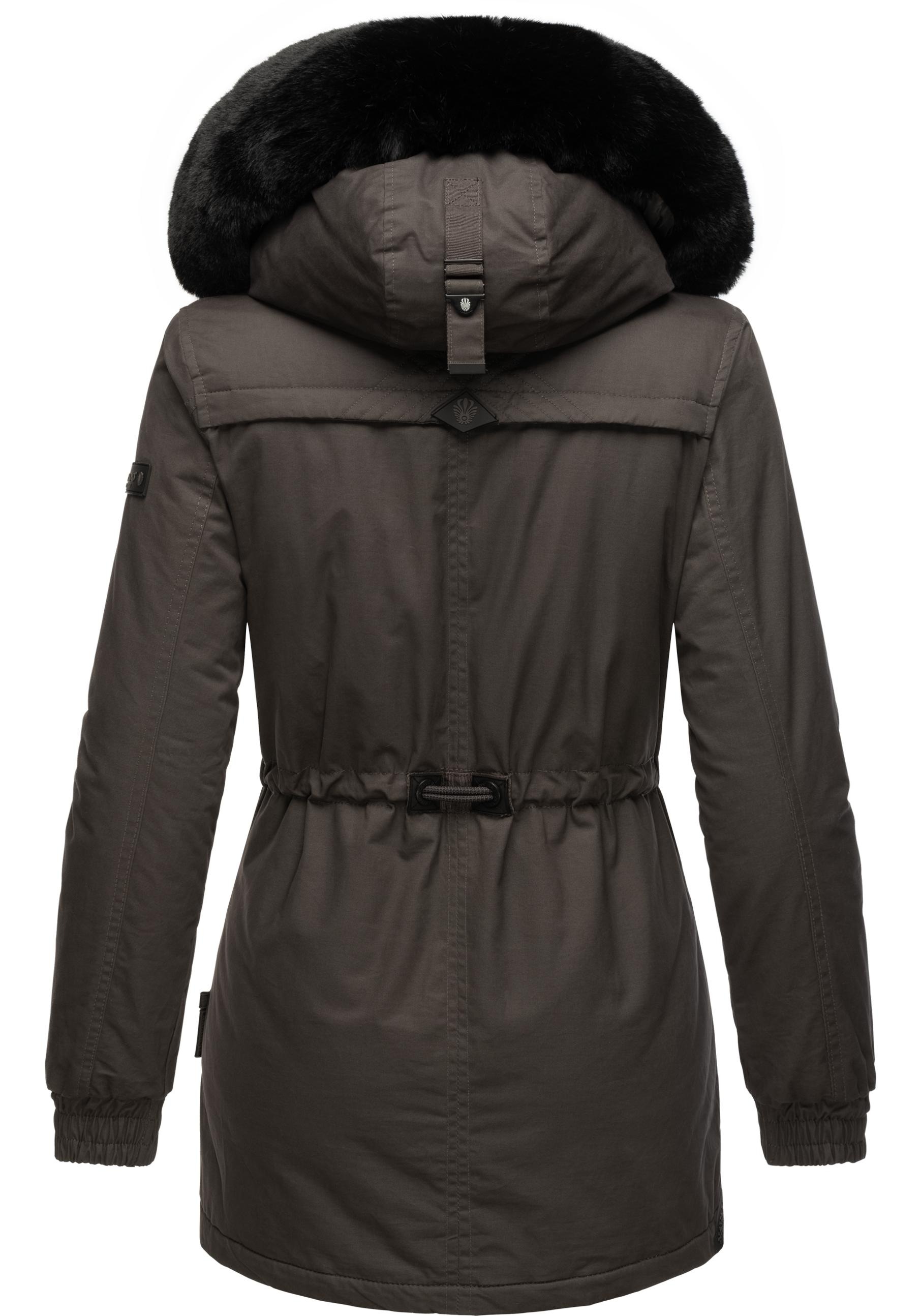 Marikoo Wintermantel »Olessaa«, Sportlicher Baumwoll-Parka für den Winter