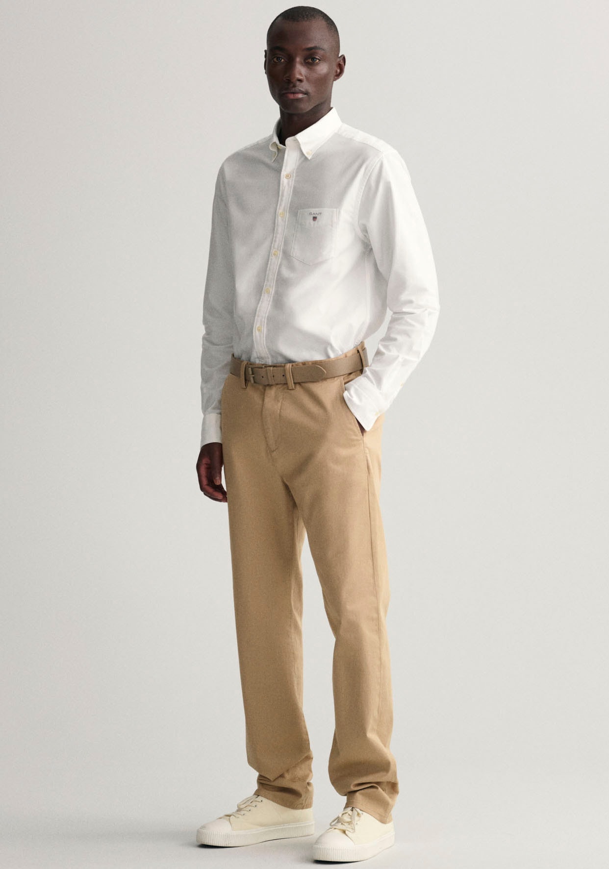 Gant Langarmhemd »Oxford«, mit ▷ der Brusttasche | Logostickerei BAUR auf bestellen