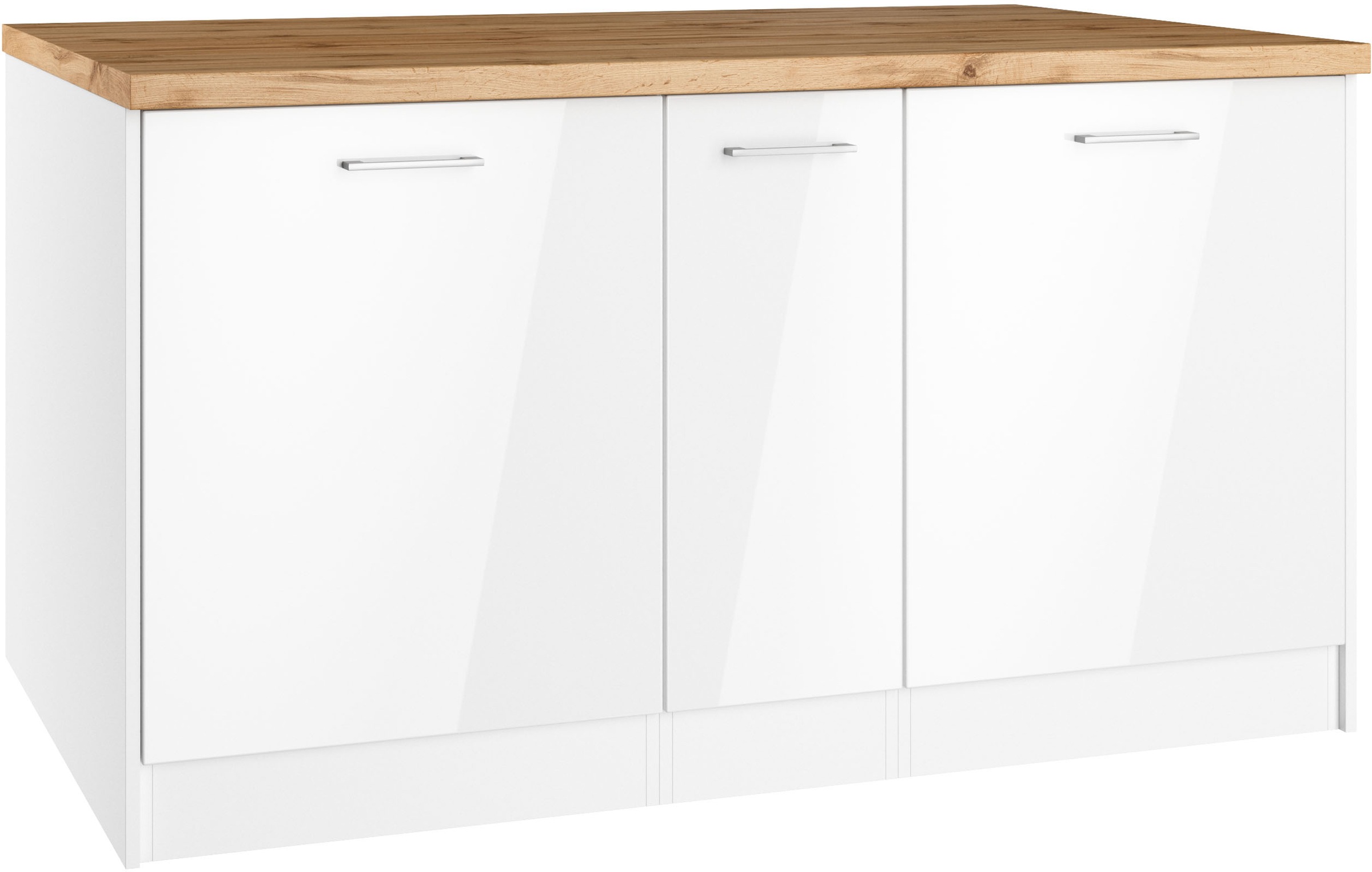 KOCHSTATION Kücheninsel "KS-Milan" Stellmaß 153/100 cm, viel Stauraum, Lebe günstig online kaufen