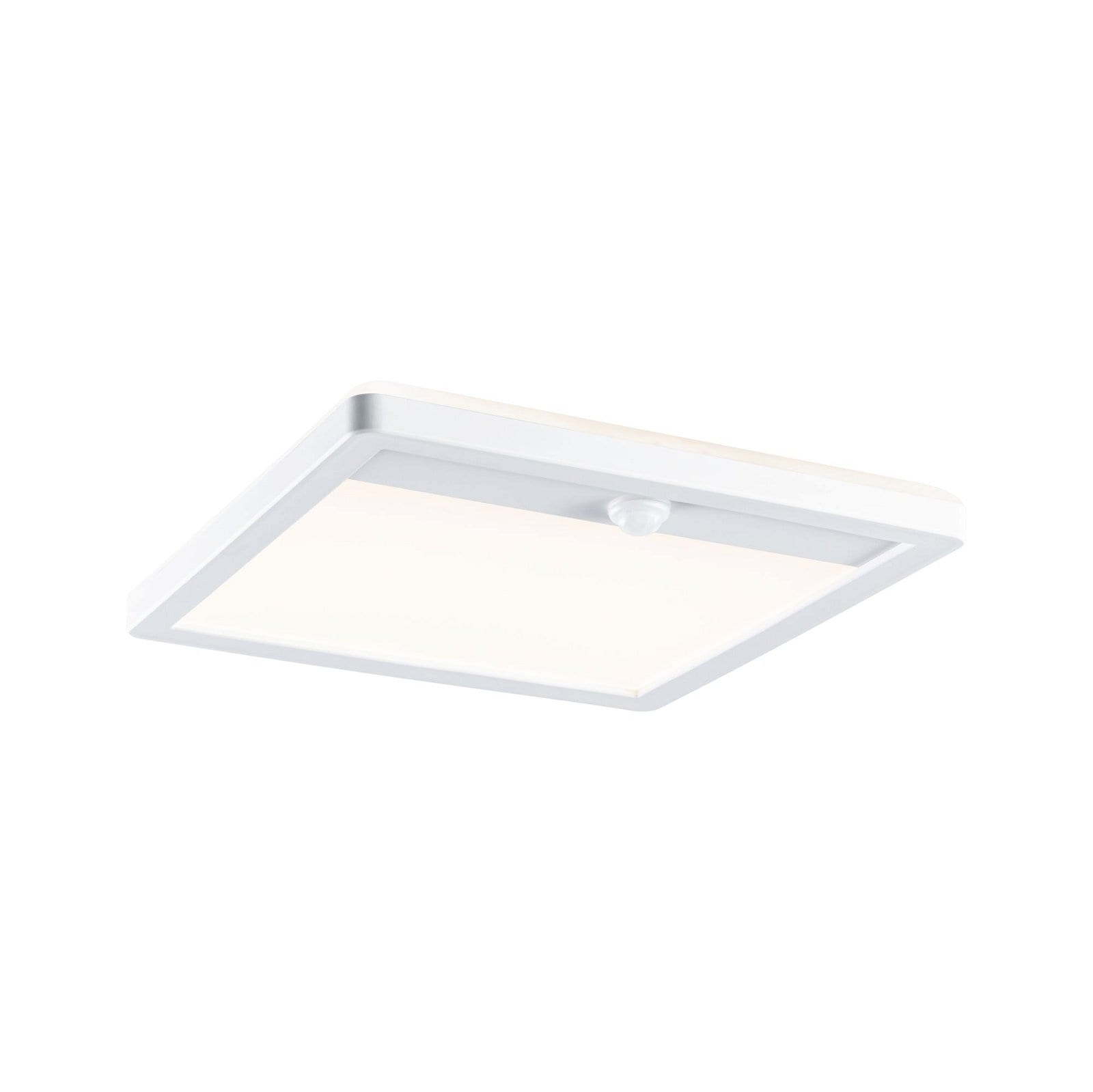 Paulmann LED Außen-Wandleuchte "Außenpanel Lamina 250x47mm 3000K 14,5W 950lm 230V Kunststoff" 1 Stk. Warmweiß Backlight Bewegungsmelder seewasserresistent IP44 3000 K, eckig