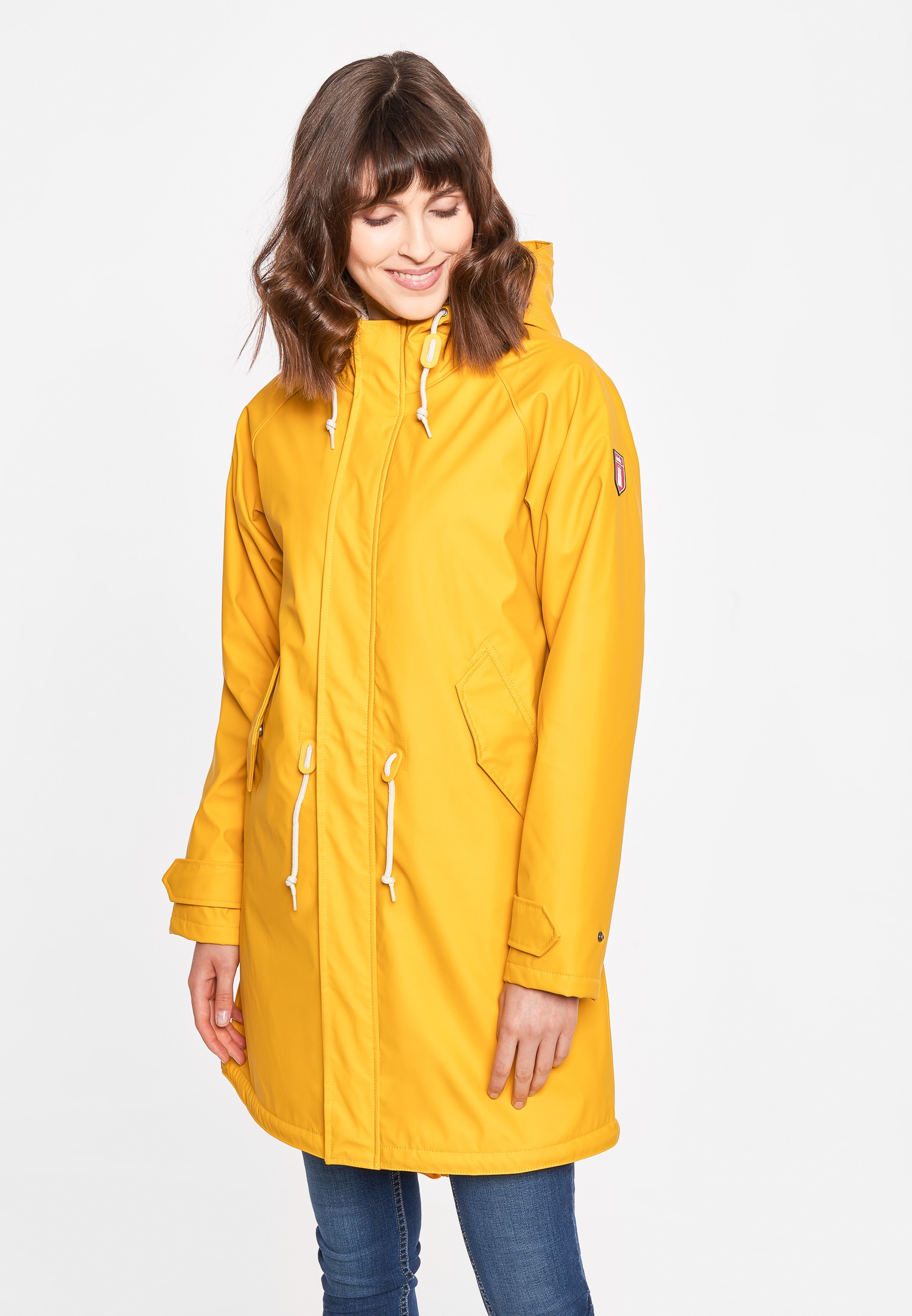 Derbe Regenmantel "Tidaholm", Wasserabweisend, winddicht, Teddylining günstig online kaufen