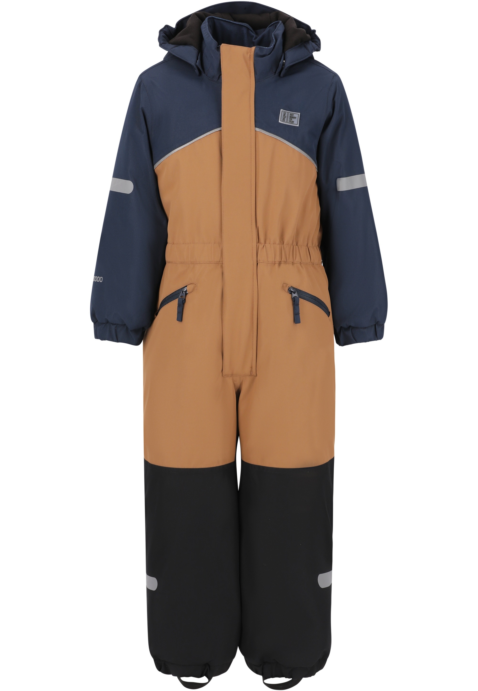 ZIGZAG Jungen Regenanzug "Stonehill", blau, Gr. 122, mehrfarbig, 100% Polyester, Sportanzüge, mit 10.000 mm Wassersäule