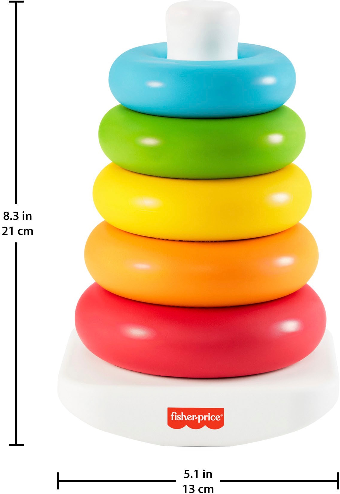 Fisher-Price® Stapelspielzeug »Eco Farbring Pyramide«