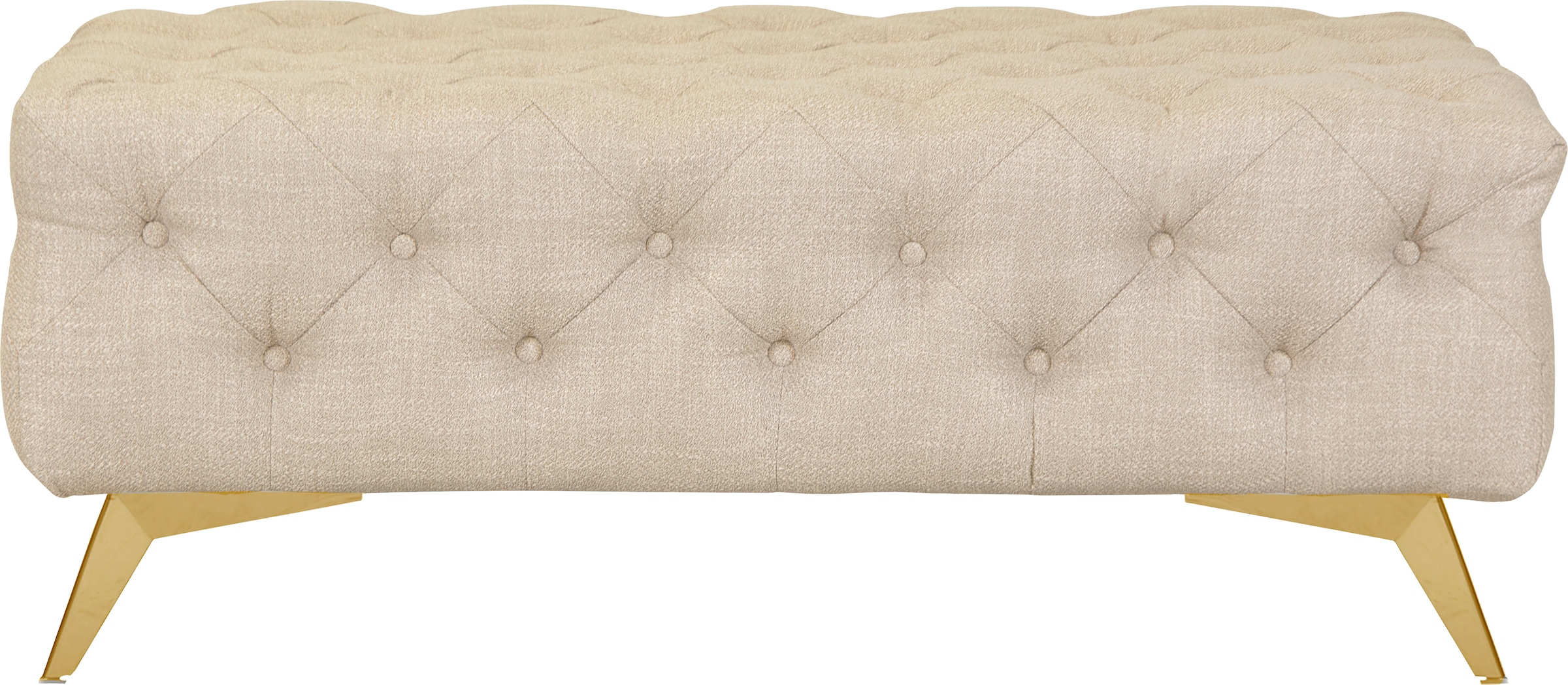 Home affaire Polsterhocker "Glynis" aufwändige Knopfheftung, moderne Cheste günstig online kaufen