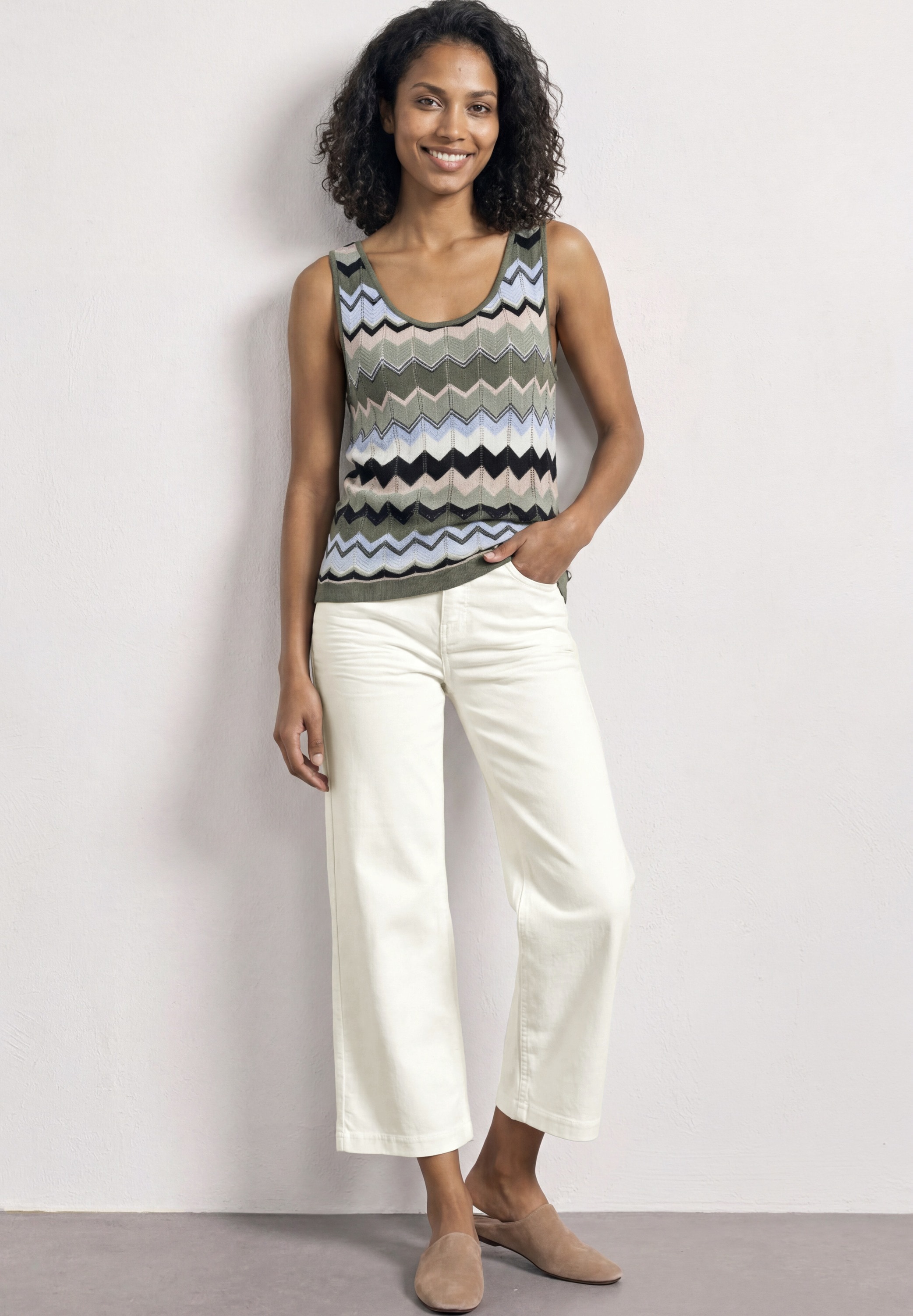 STREET ONE Loose-fit-Jeans High Waist