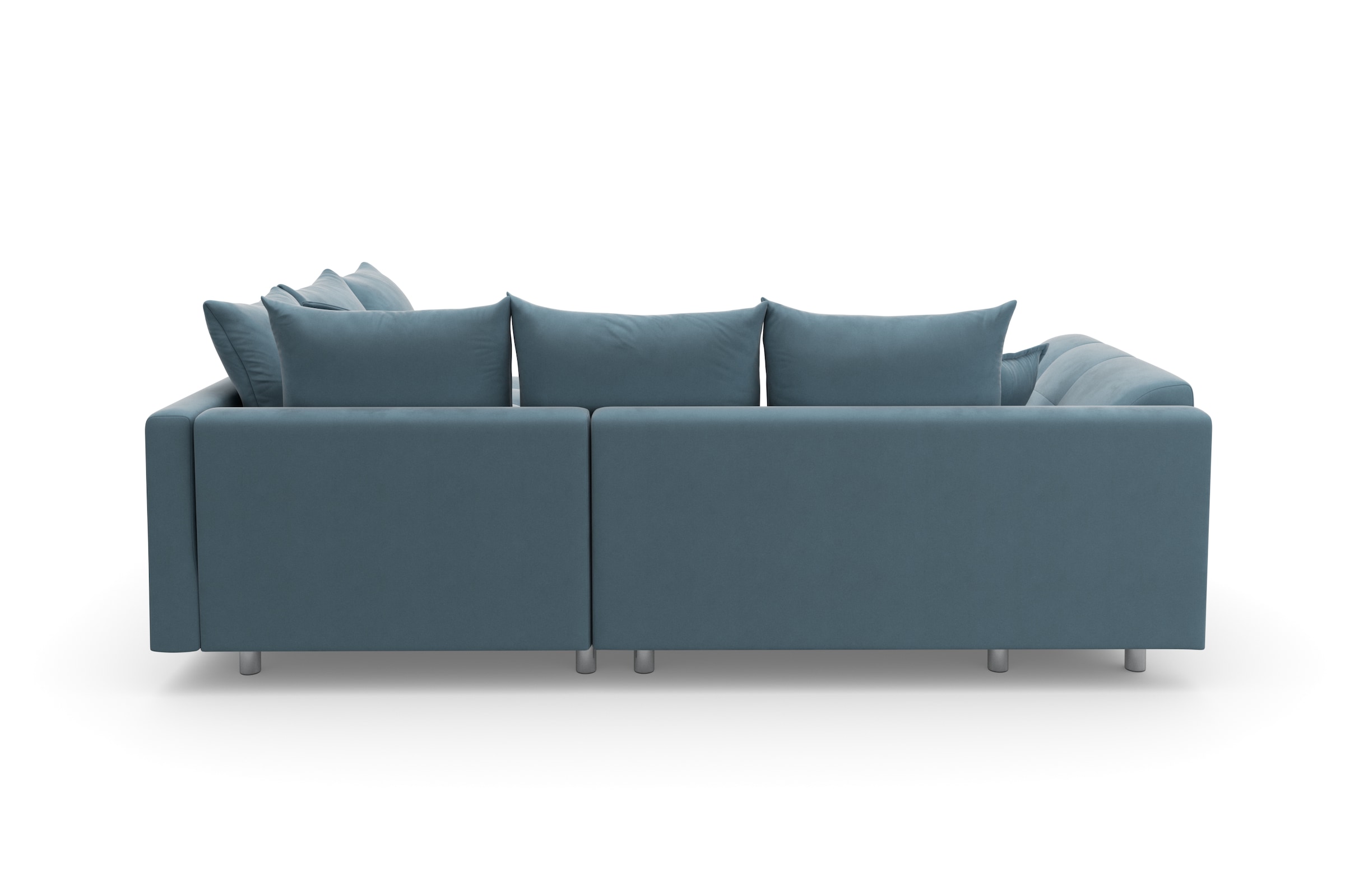 COLLECTION AB Ecksofa Joseli,  mit Zier- und Rückenkissen, komfortable Schanzen-Armlehne