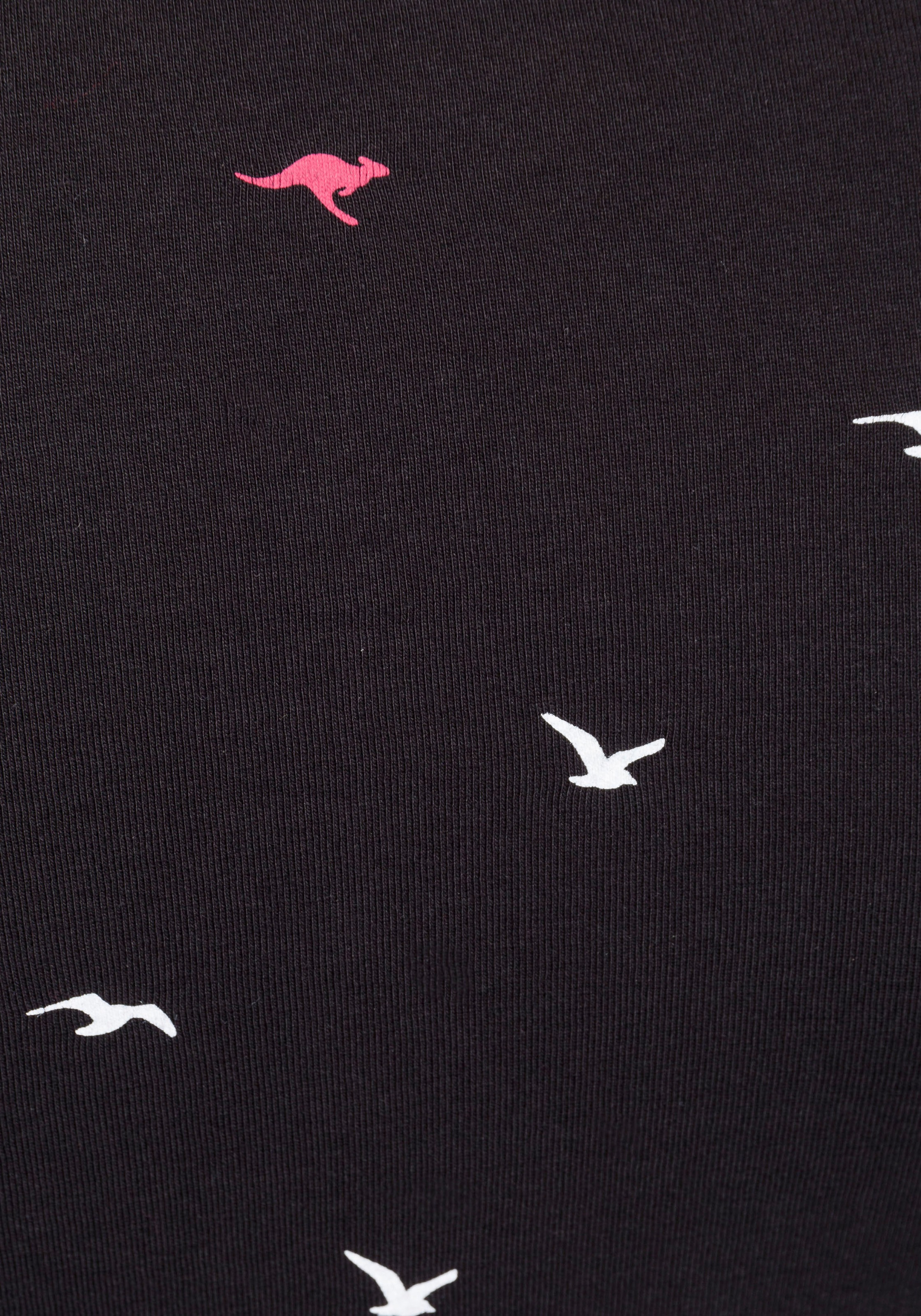 KangaROOS Jerseykleid, (Set, mit abnehmbarem Gürtel), im sommerlichen Print  für kaufen | BAUR | Strandkleider