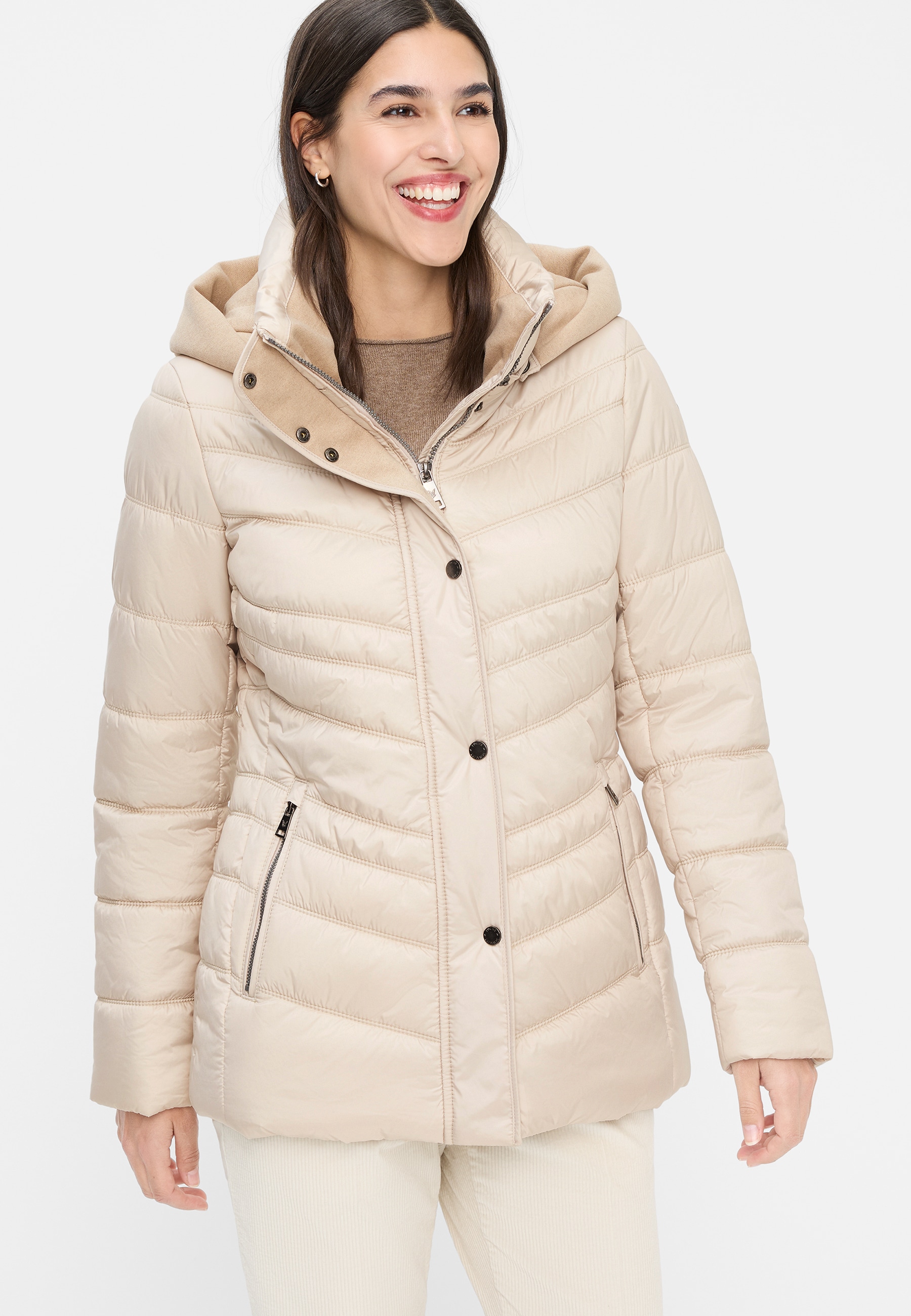 Fuchs Schmitt Steppjacke, mit Kapuze, regular fit, abnehmbare Kapuze günstig online kaufen