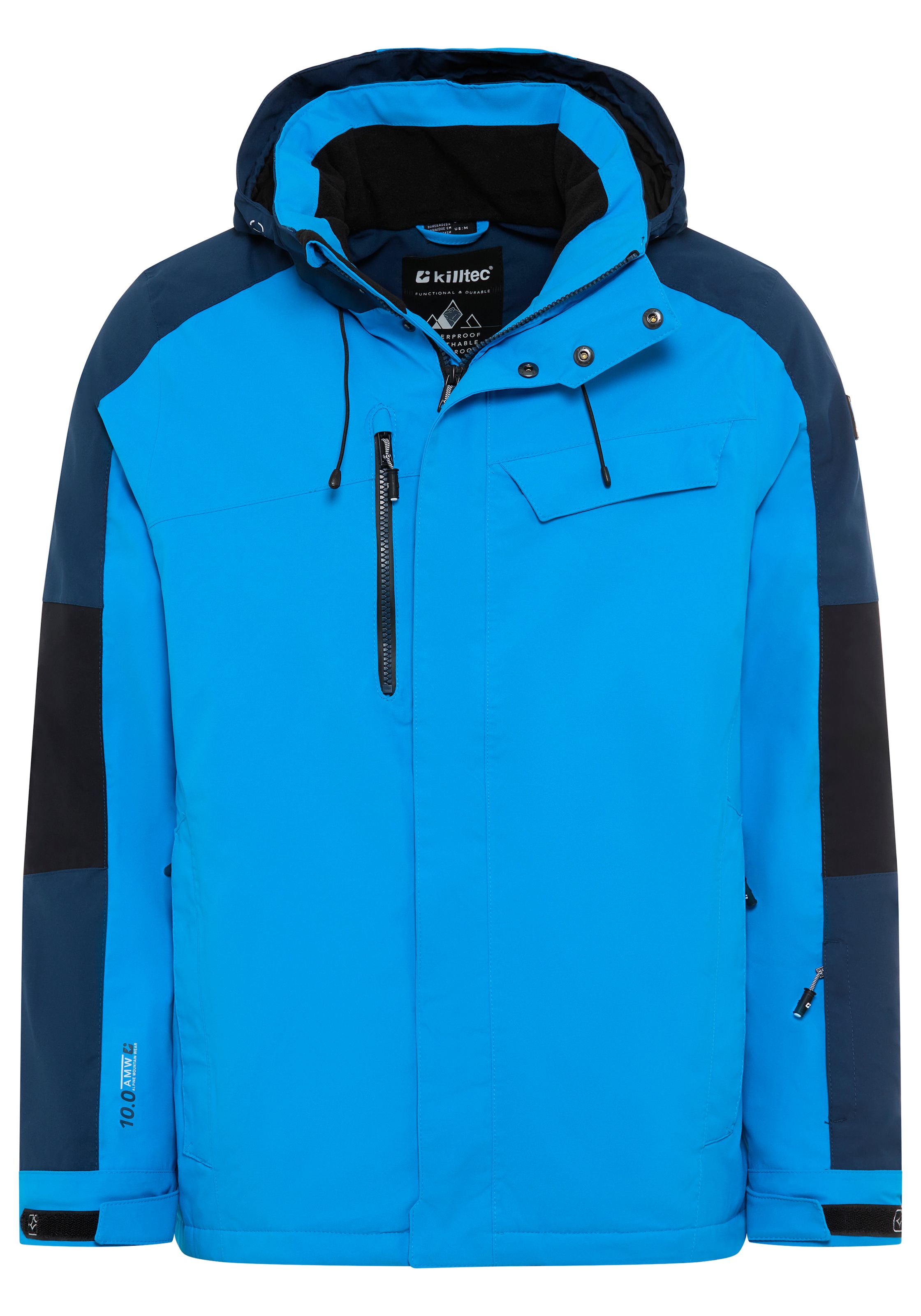 Killtec Funktionsjacke »KSW 257 MN SKI JCKT« mit Kapuze mit Windstopperbündchen an den Ärmeln, wasserdicht, winddicht