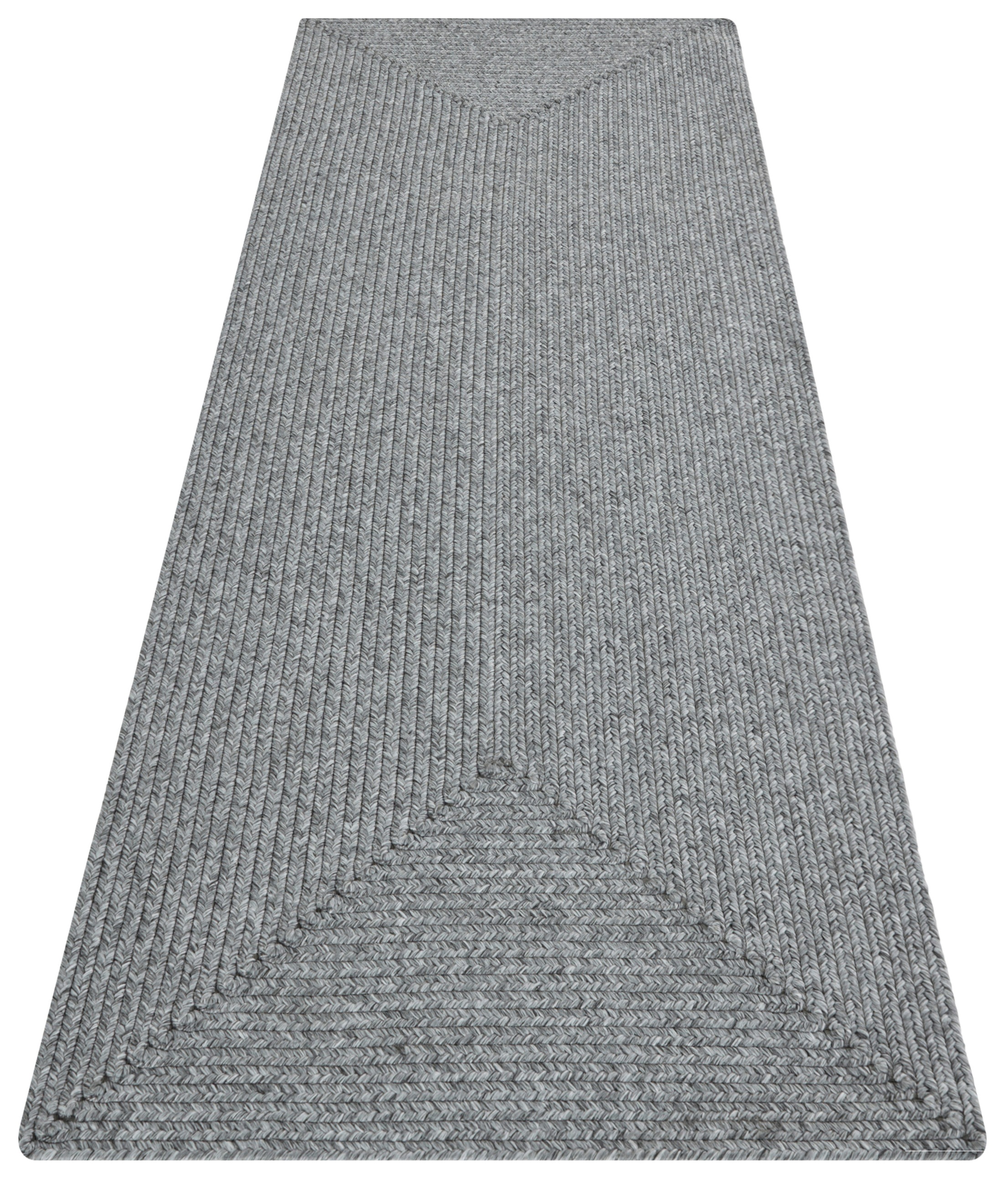 NORTHRUGS Teppich »Trenzado«, rechteckig, 10 mm Höhe, In- & Outdoor, Handmade-Look, Läufer, Wetterfest, Balkon, Wohnzimmer