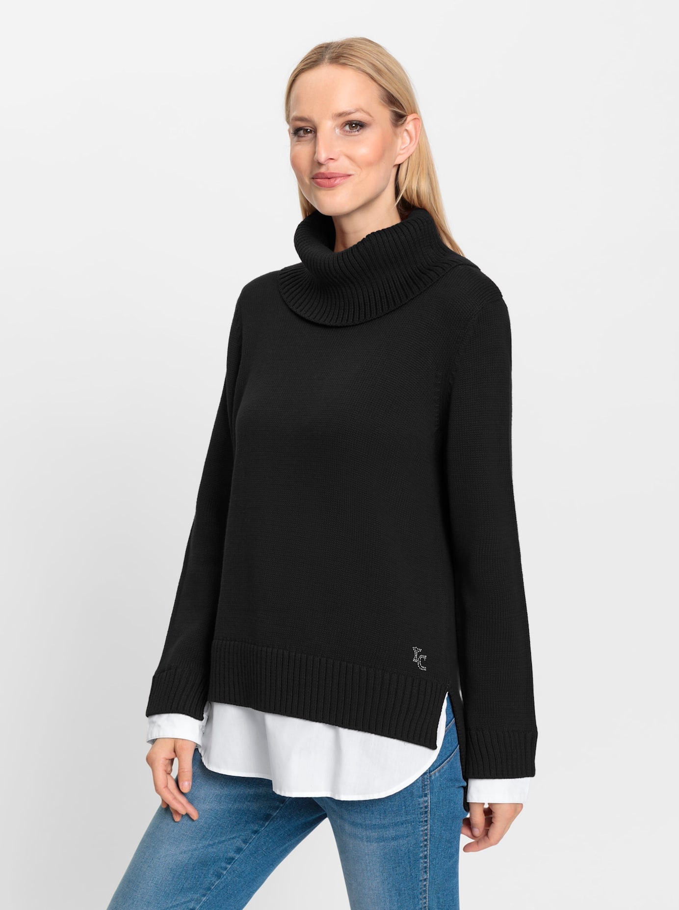 heine Strickpullover "2-in-1-Pullover" günstig online kaufen