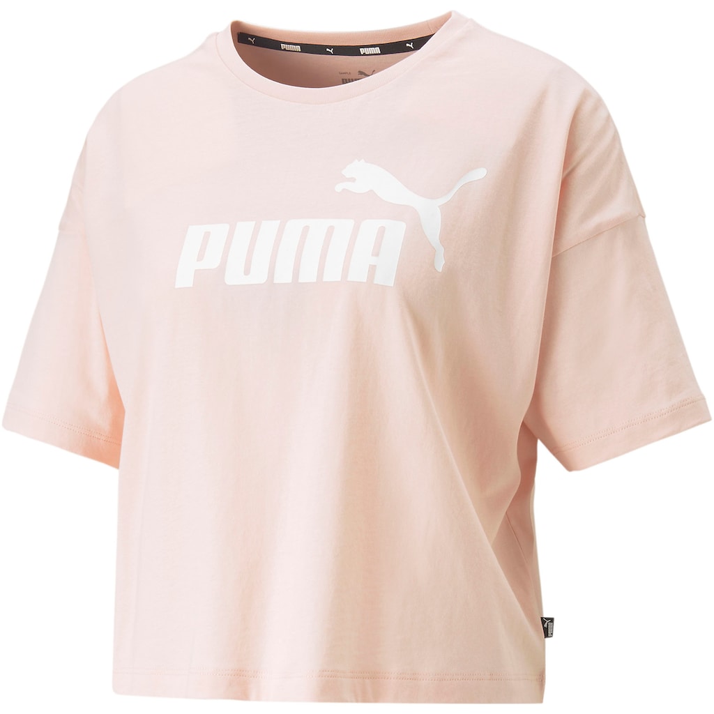 PUMA Crop-Top »ESS CROPPED LOGO TEE«