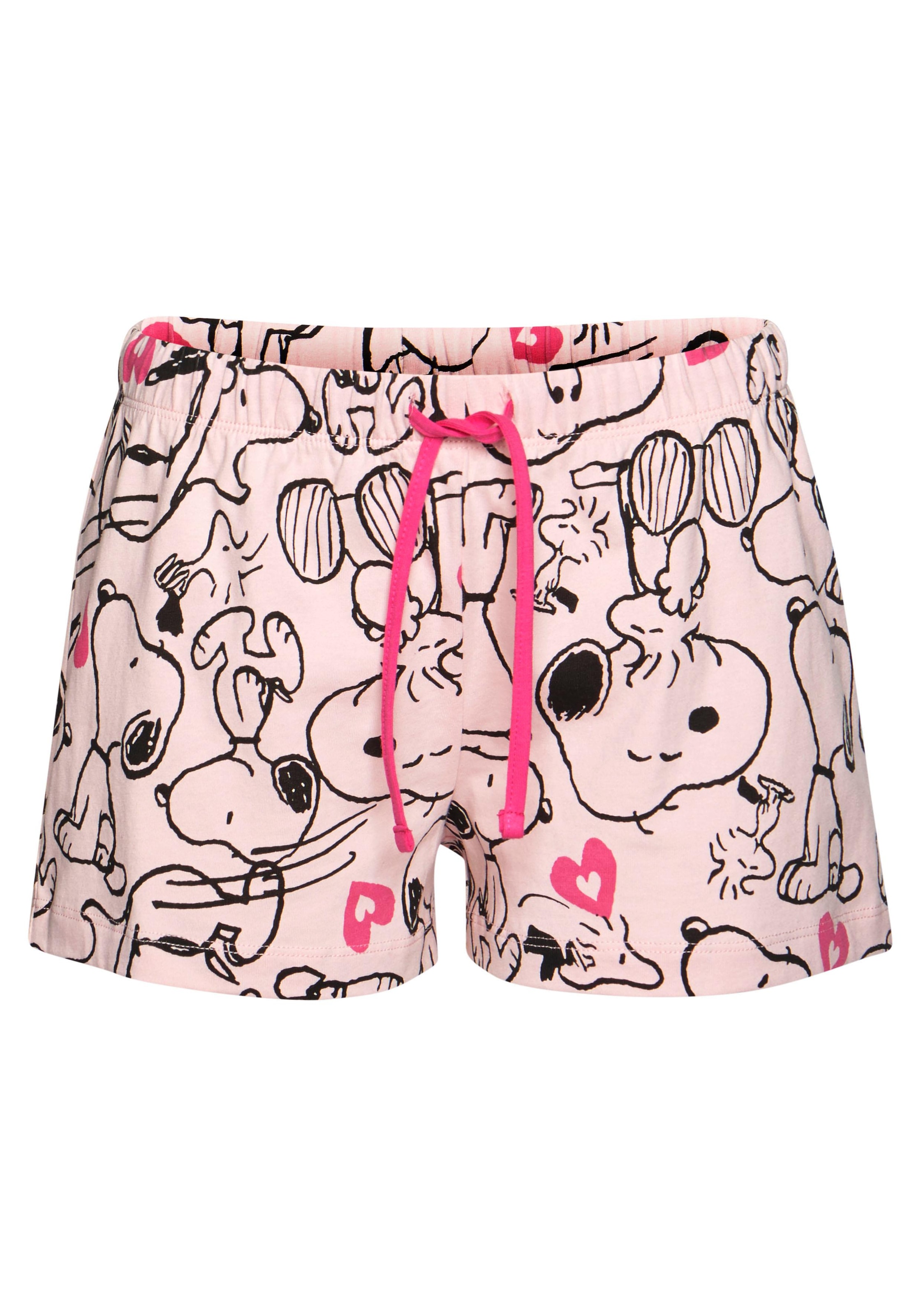 Peanuts Shorty, (2 tlg., 1 Stück), mit Snoopy-Herz-Print online kaufen |  BAUR