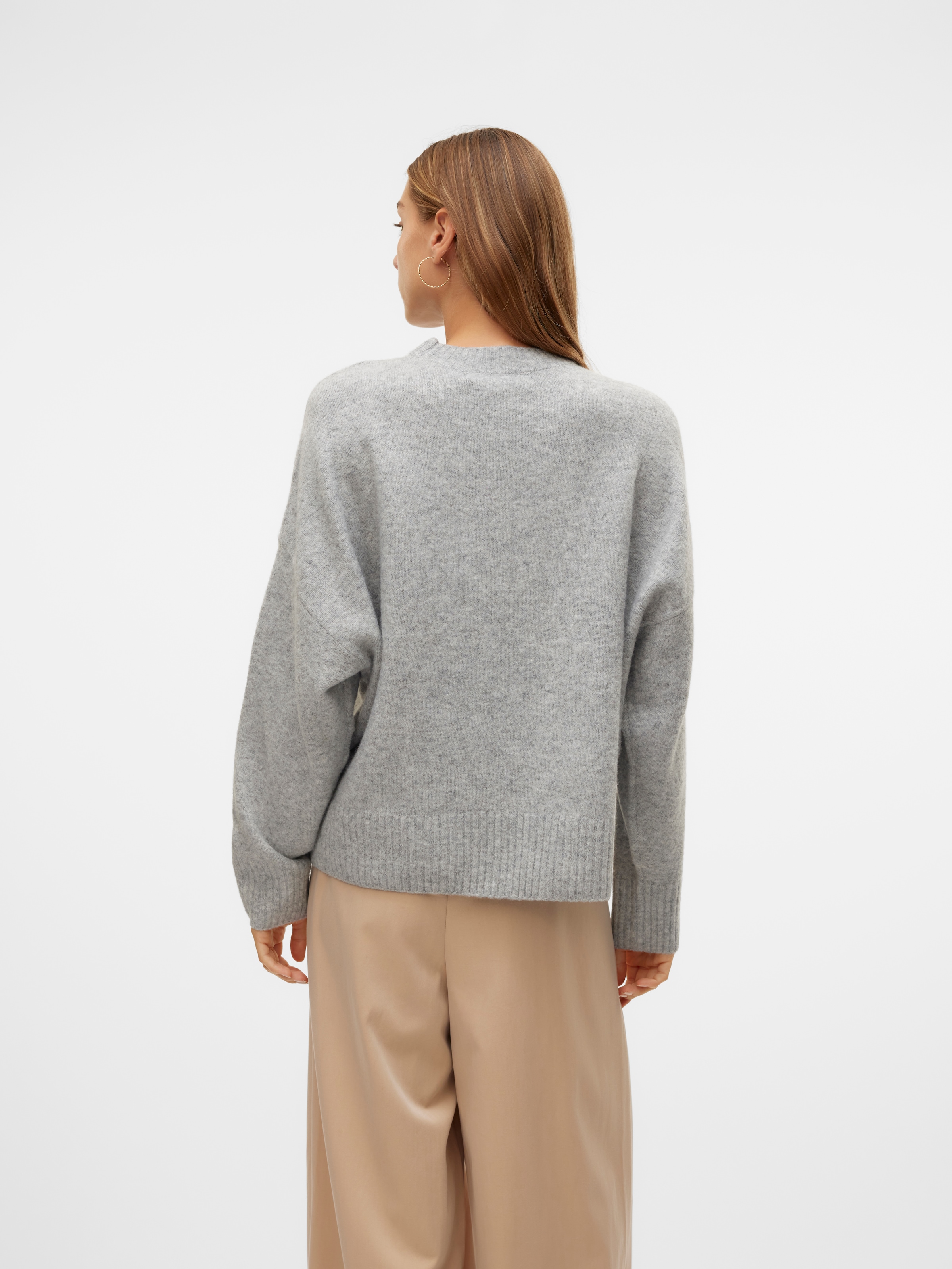 Vero Moda Strickpullover »VMBOOM LS O-NECK PULLOVER GA NOOS«