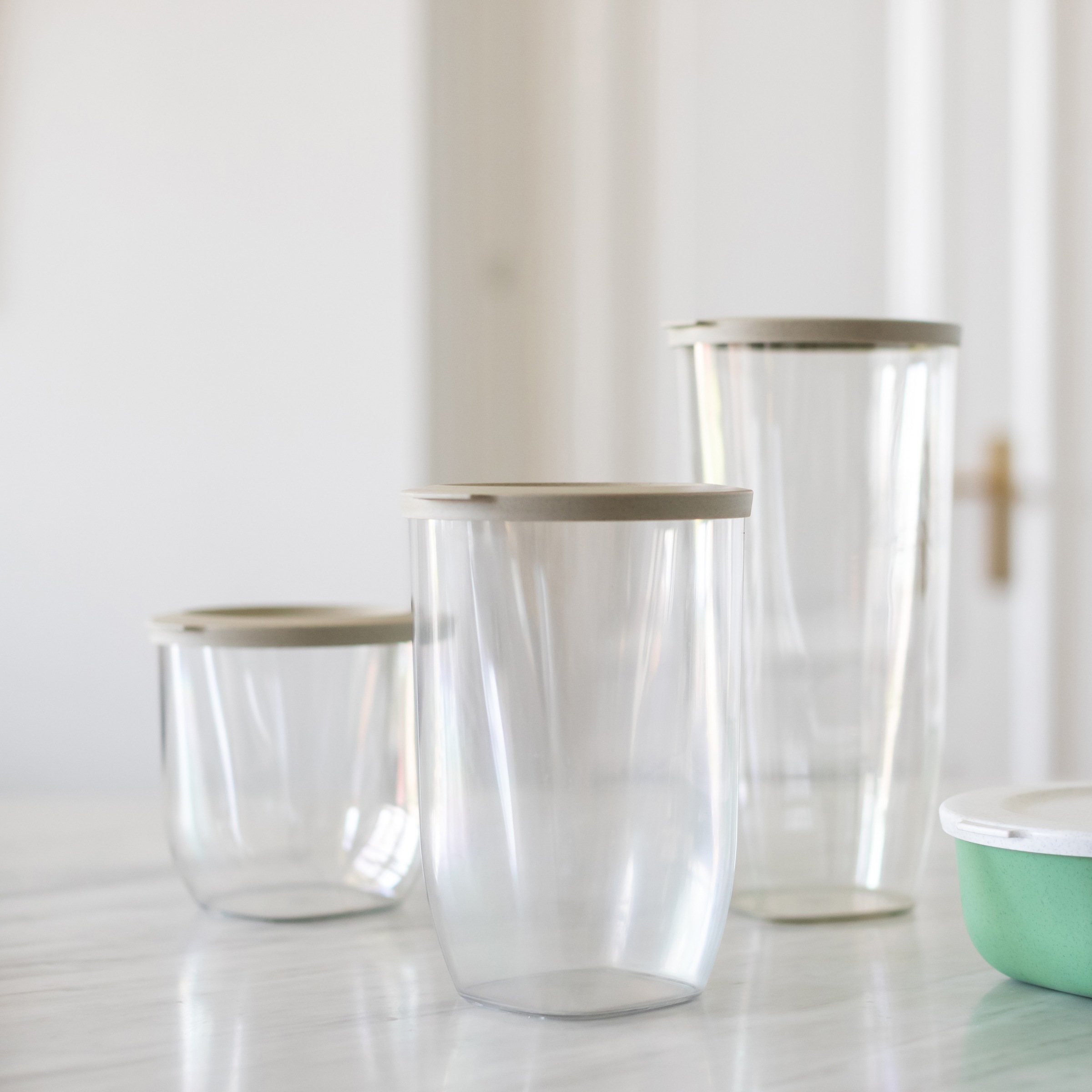 KOZIOL Vorratsdose "CONNECT DRY STORAGE M" spülmaschinengeeignet,melaminfrei,recycelbar 1.5L