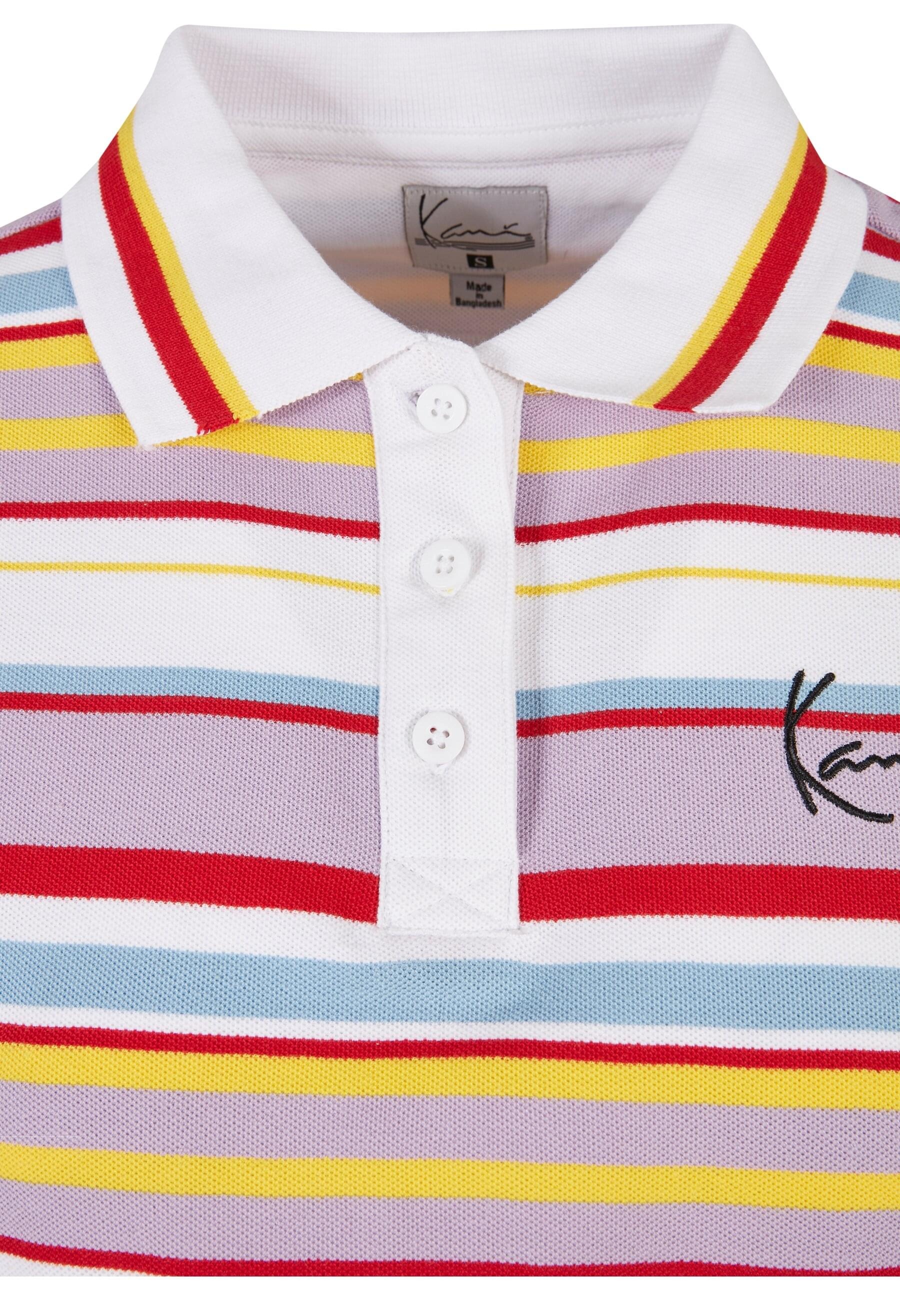 Karl Kani T-Shirt »Karl Kani Damen KW222-058-1 Chest Signature Stripe Polo ShortTee« 1 Stk.