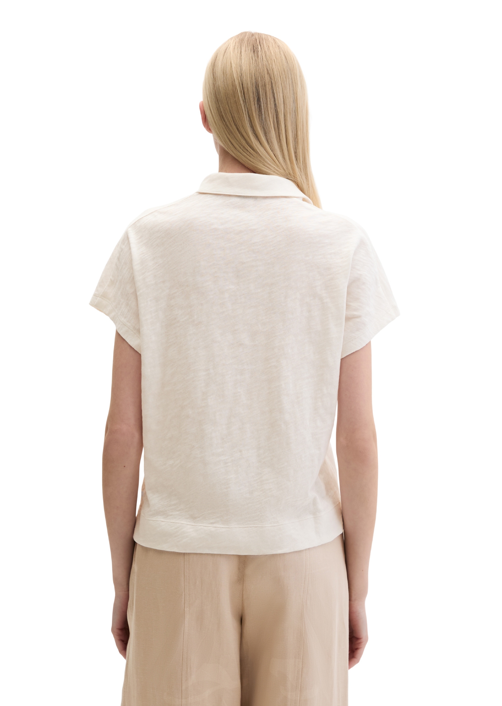 Marc O'Polo Poloshirt »aus Slub Jersey«