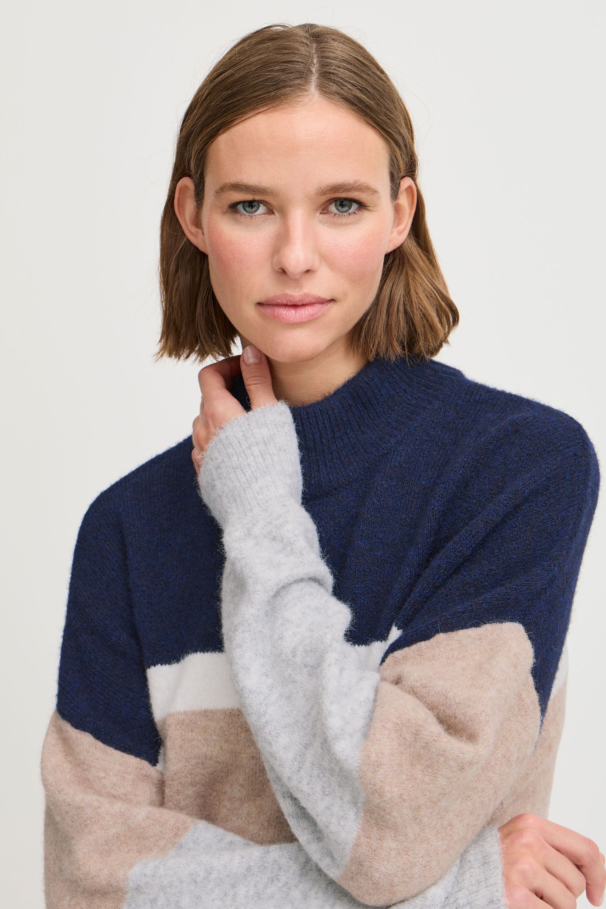 b.young Rollkragenpullover »Rollkragenpullover BYOMEA STRIPED JUMPER 2 -«
