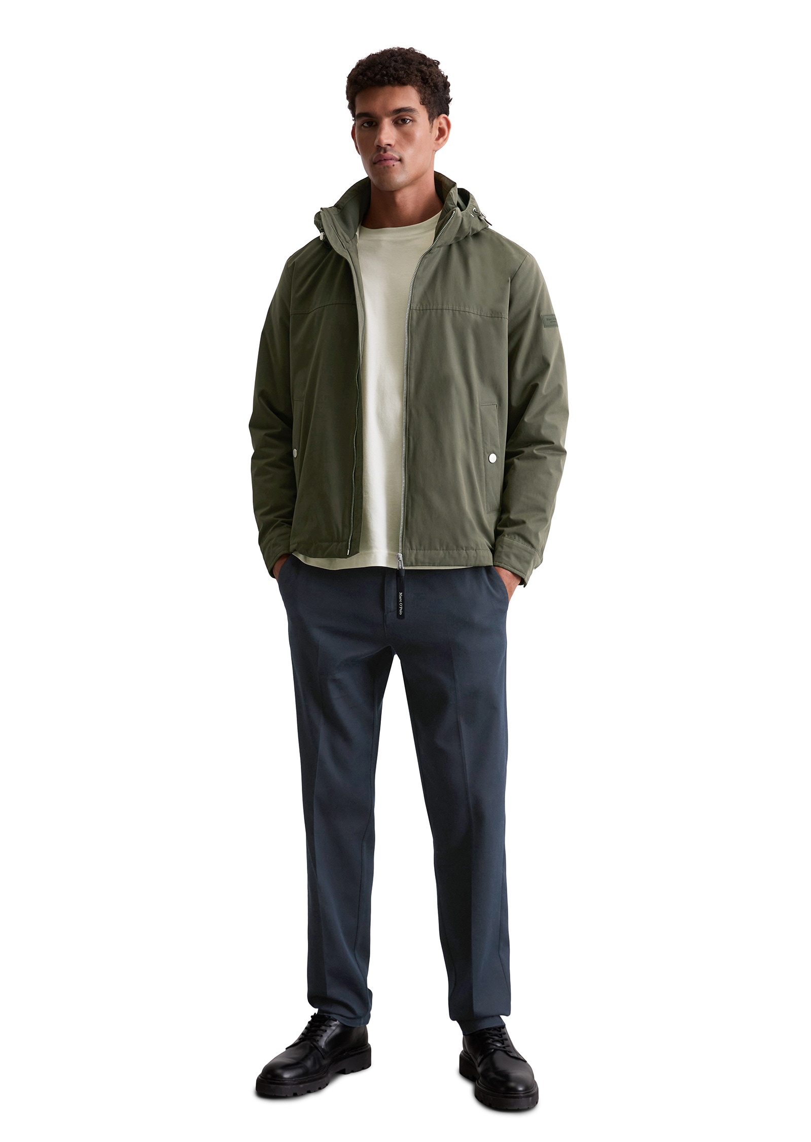 Marc O'Polo Outdoorjacke »aus wasserabweisendem Technical Poly Cotton«