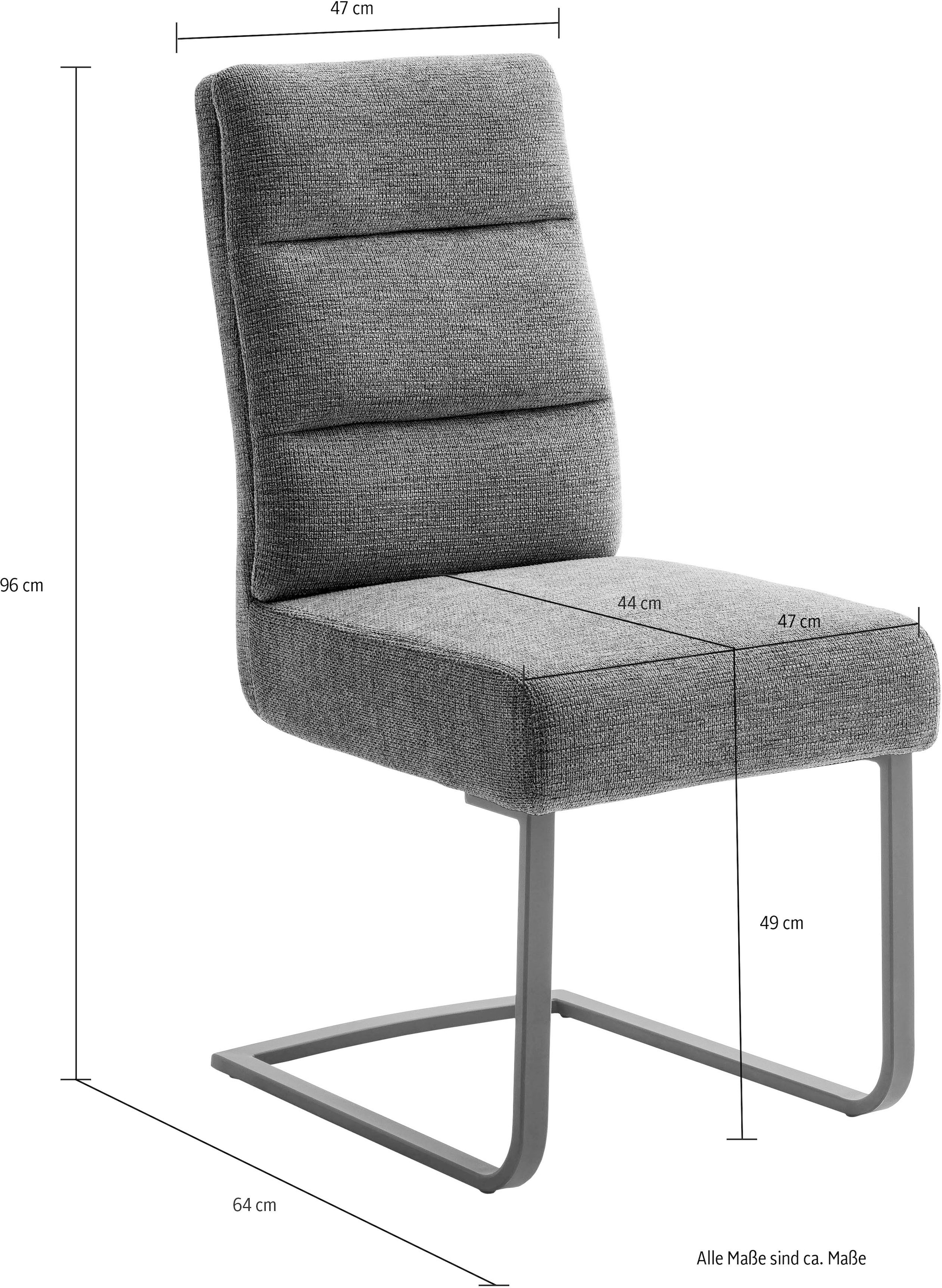 MCA furniture Esszimmerstuhl »LIMASSOL«, Chenille | BAUR | Stühle